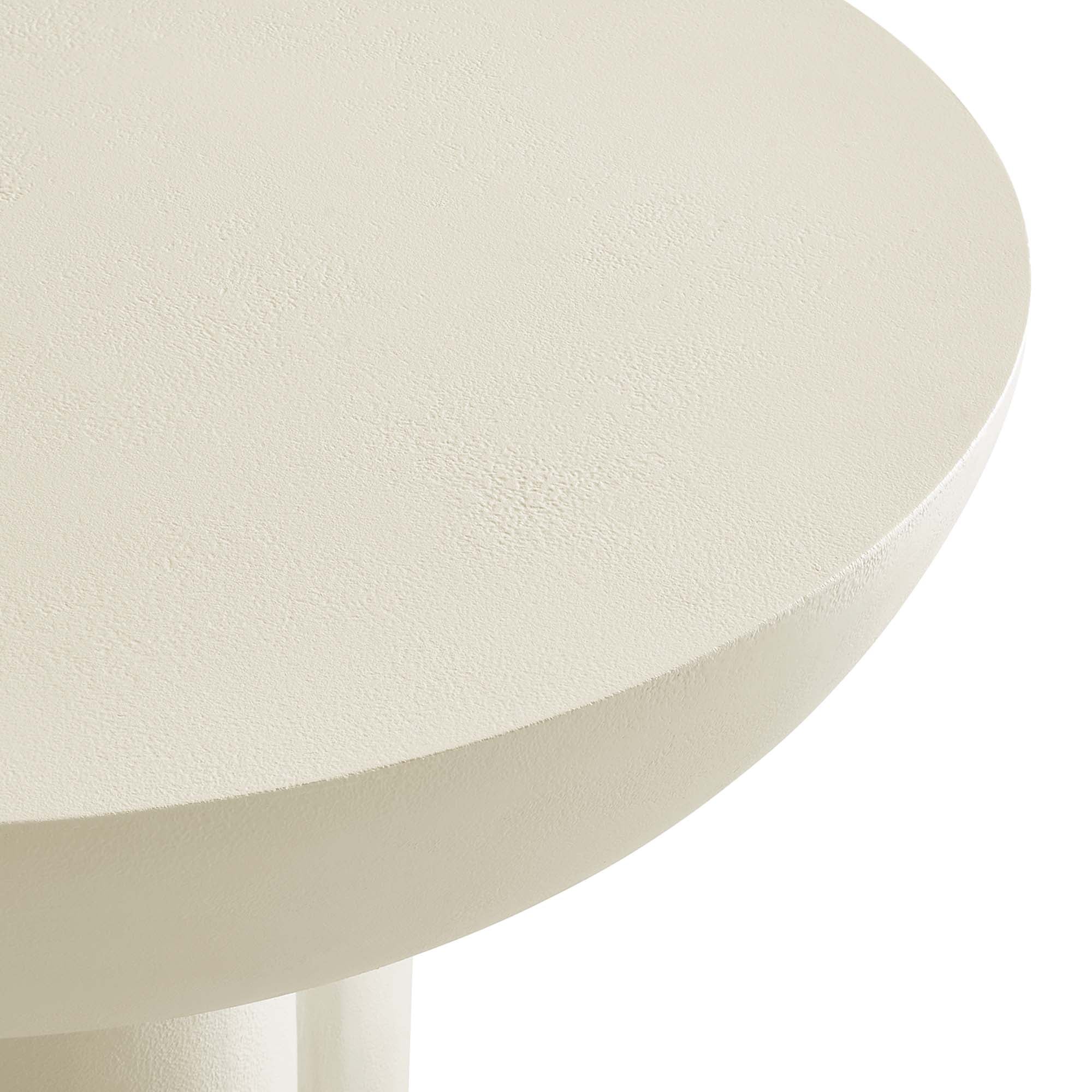Caspian Round Concrete Coffee Table by Modway - Image 7