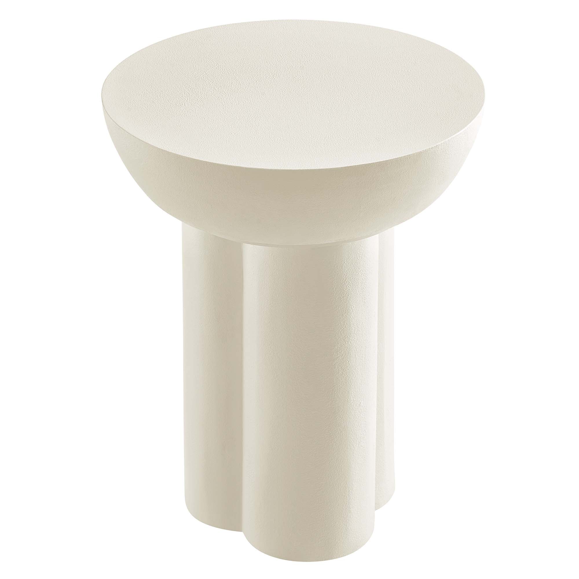 Caspian Round Concrete Side Table by Modway - Image 4