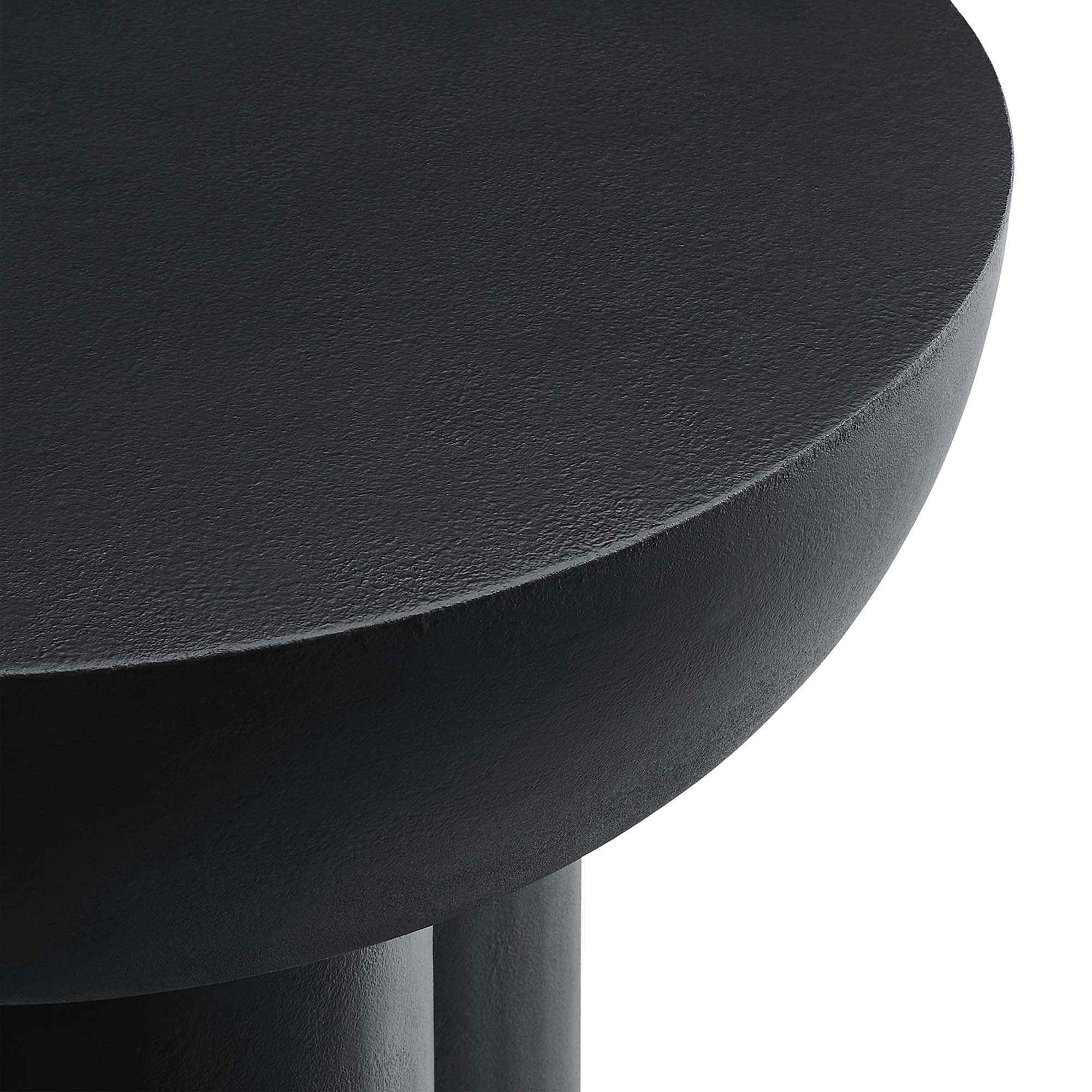 Caspian Round Concrete Side Table by Modway - Image 8
