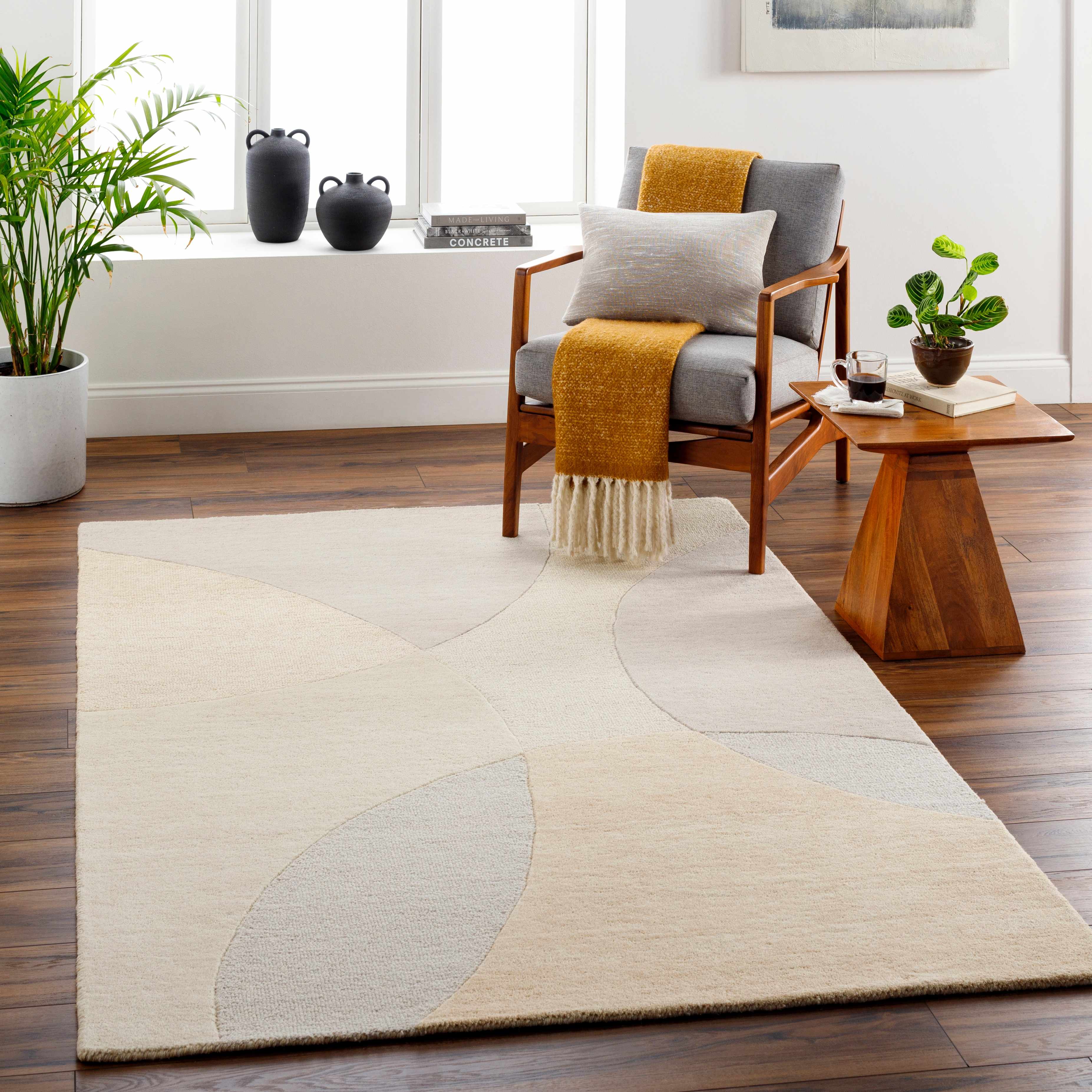 Cassiopeia Light Brown & Beige Area Rug - Clearance - Image 2