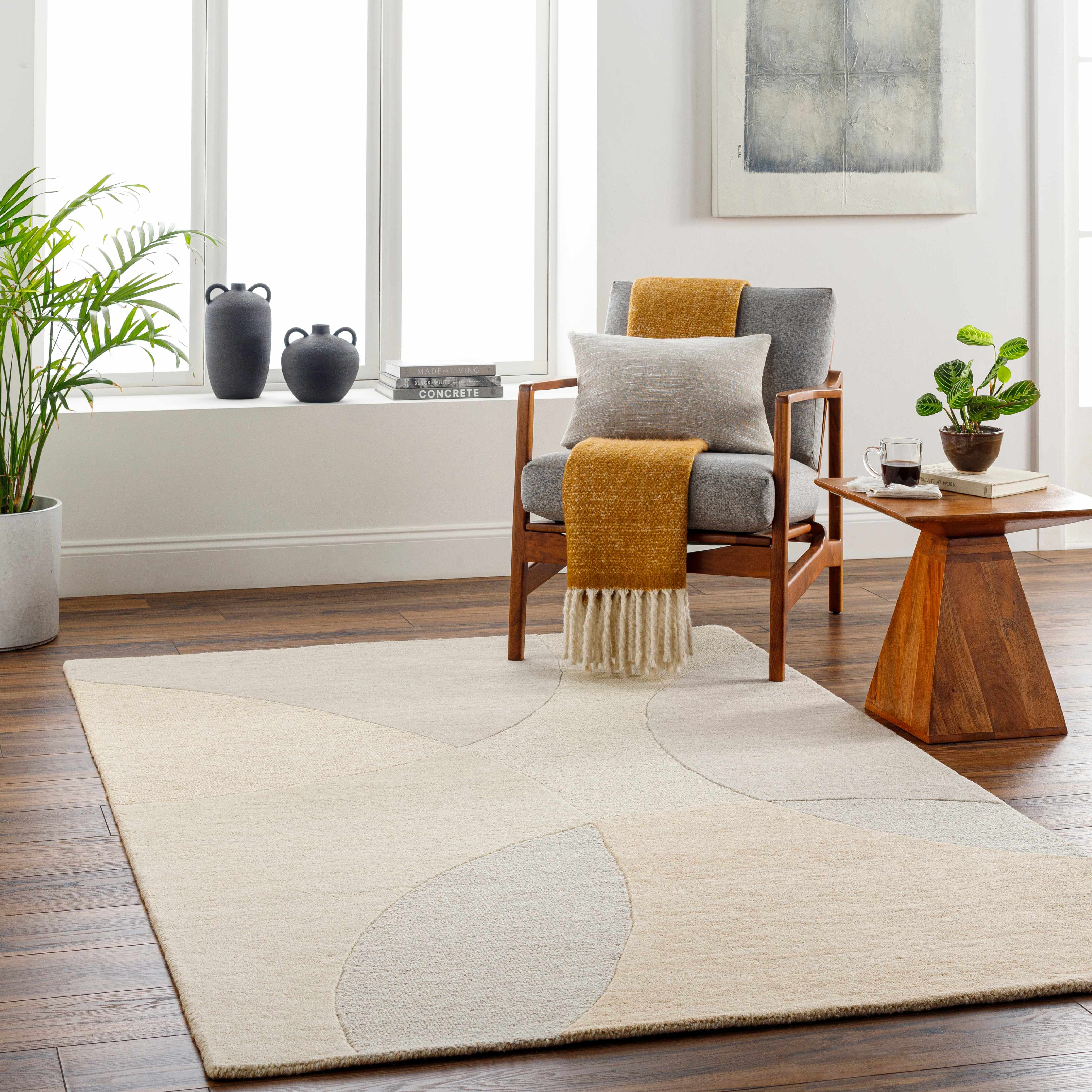Cassiopeia Light Brown & Beige Area Rug - Clearance - Image 7