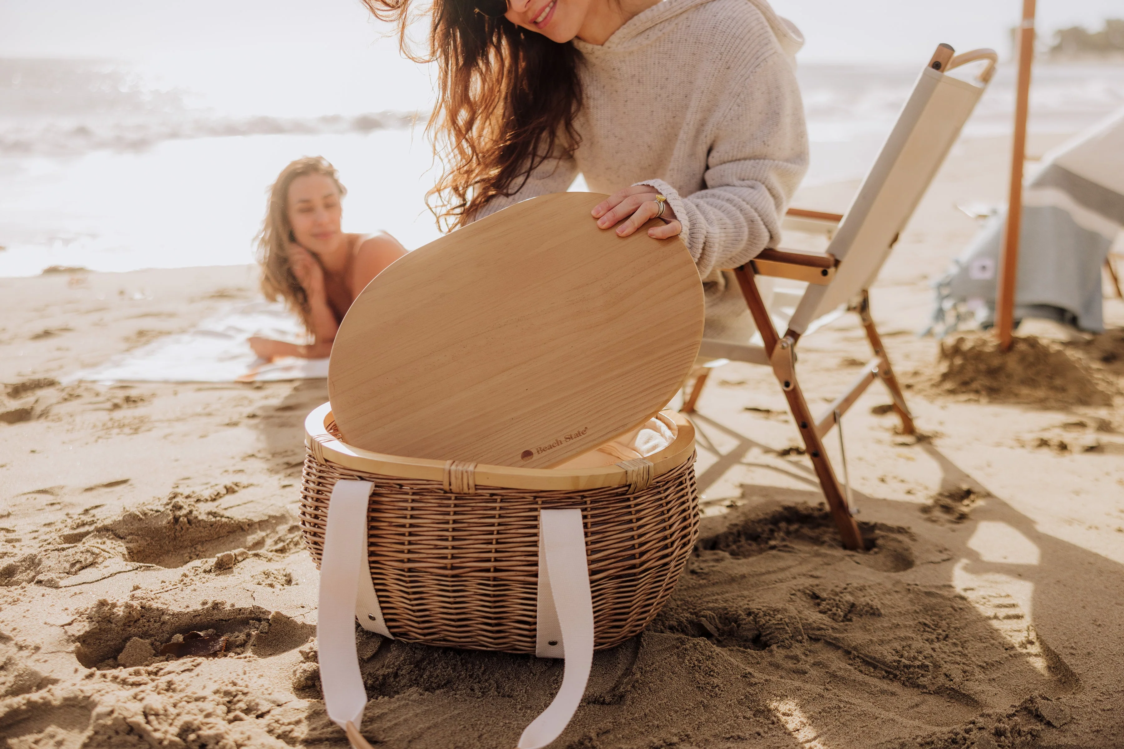Castaway Insulated Cooler Picnic Basket - Image 12