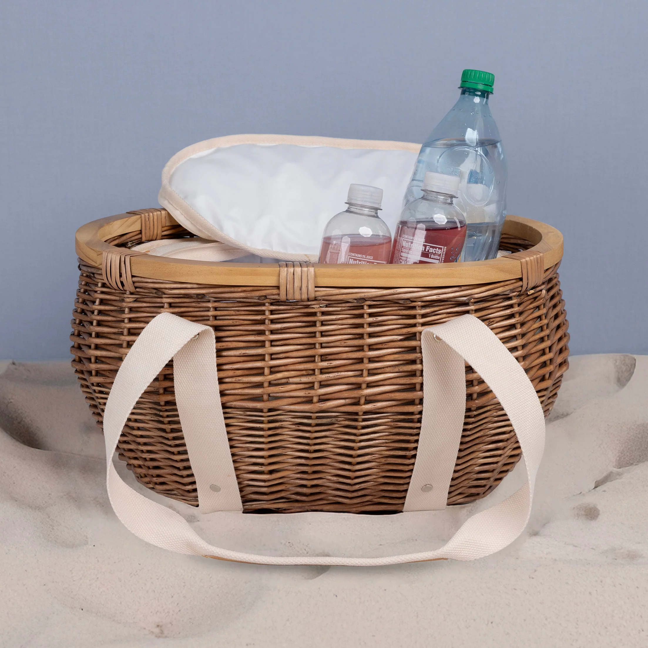 Castaway Insulated Cooler Picnic Basket - Image 2