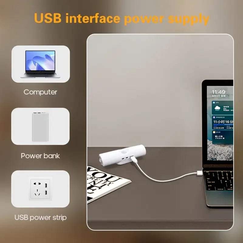 Cat Eye LED Wall Lamp – 2/4PCS Motion Sensor USB Rechargeable Night Light - Image 9