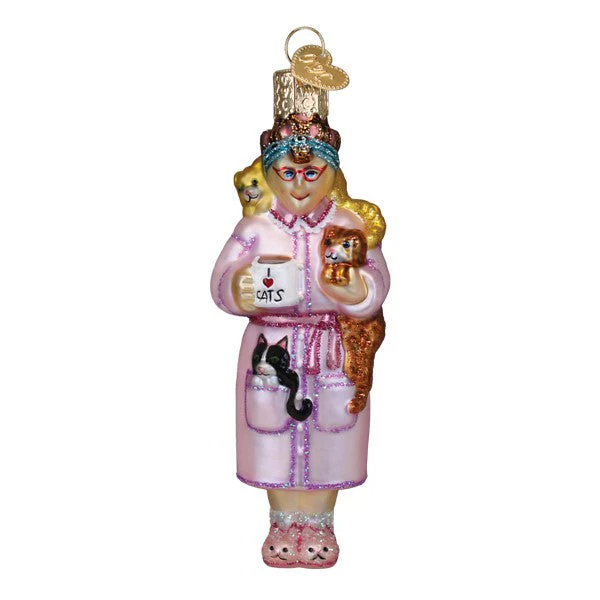 Cat Lady Ornament Christmas Decoration - Image 3