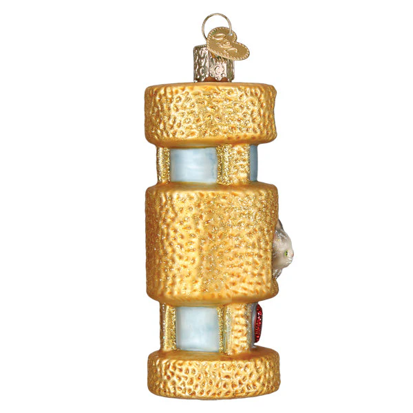 Cat Tower Ornament by Old World Christmas - Image 4