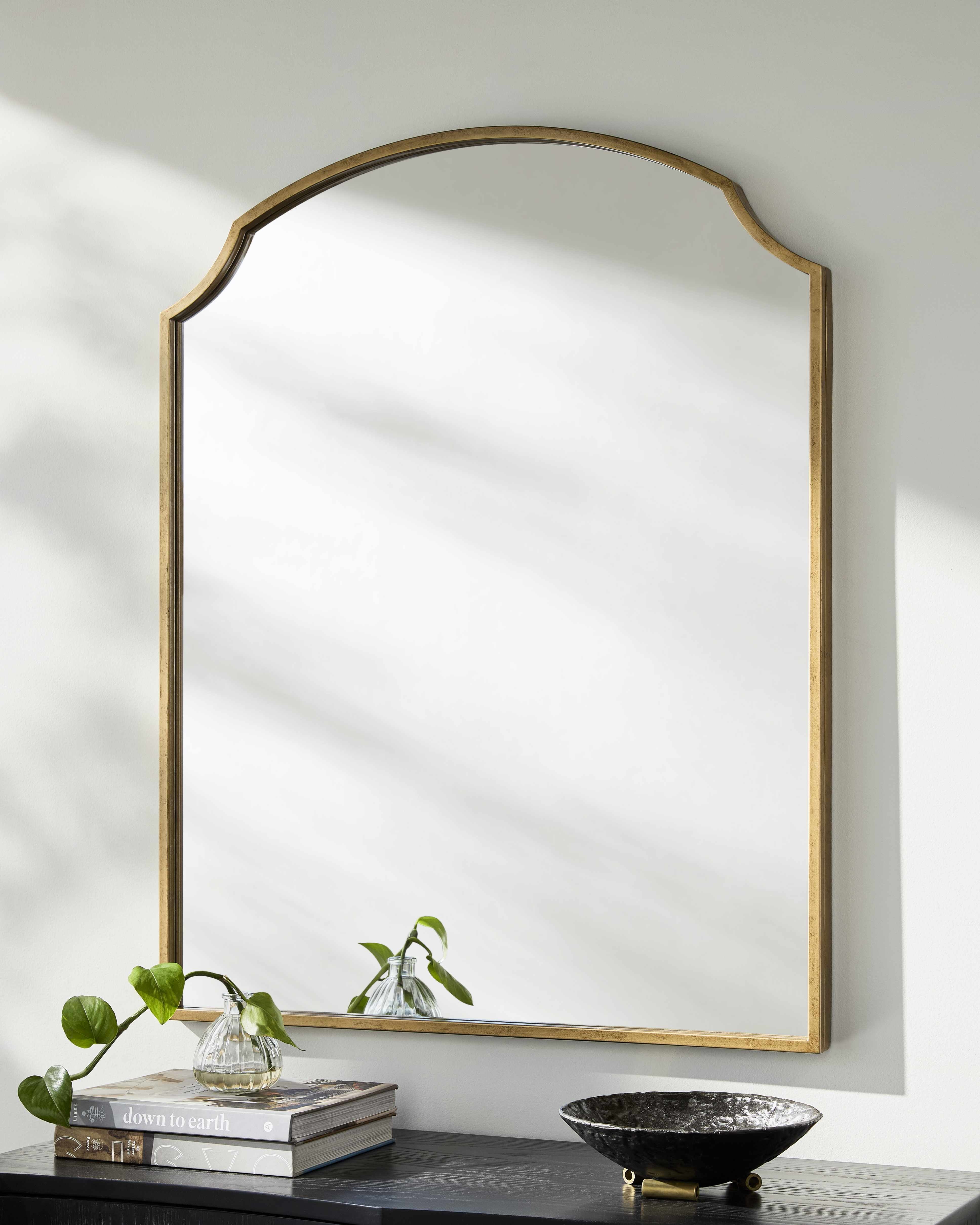 Catai Gold Mirror with Iron Base - Image 2