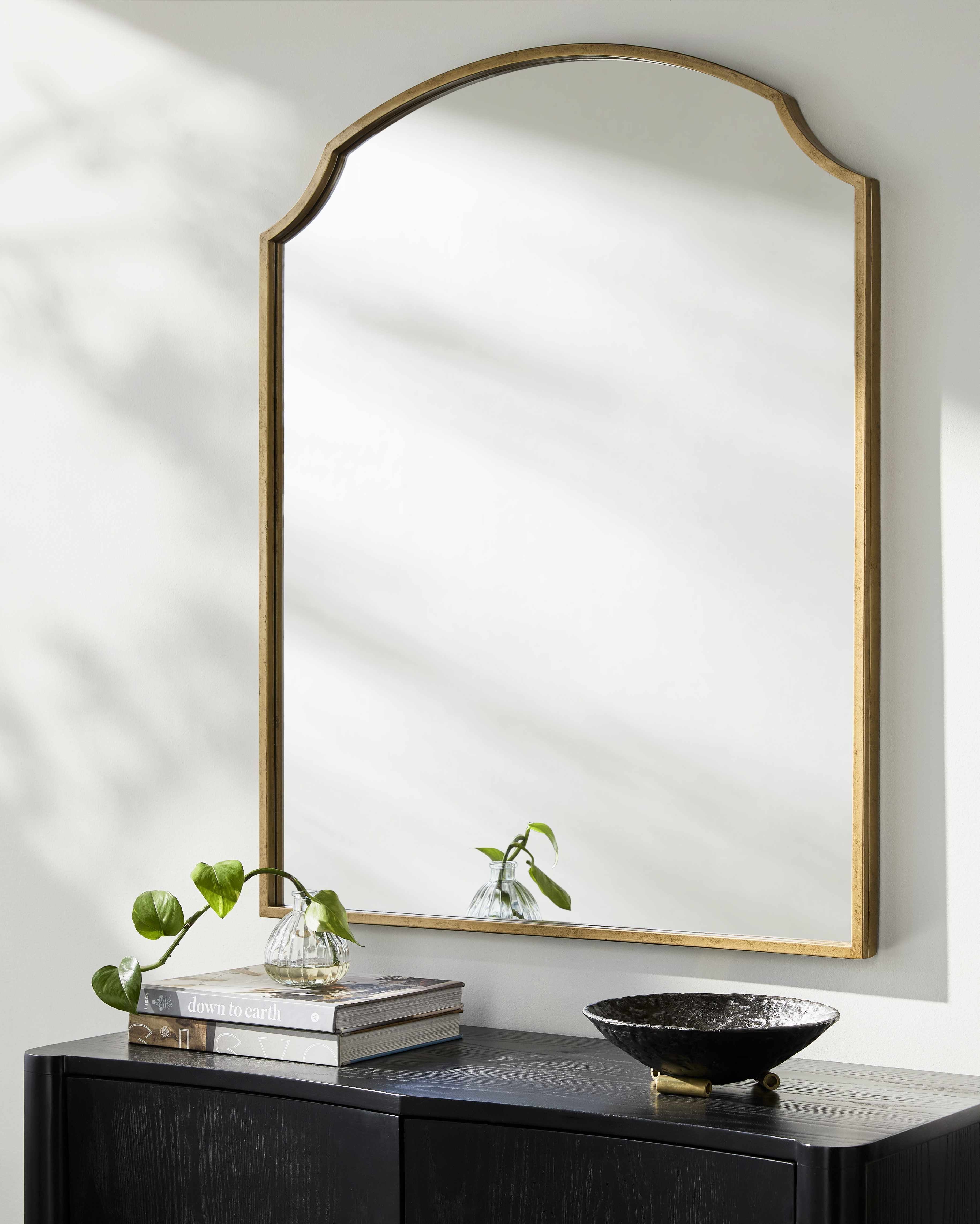 Catai Gold Mirror with Iron Base - Image 3