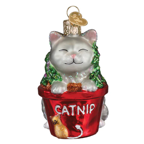 Catnip Cat Ornament - Image 2