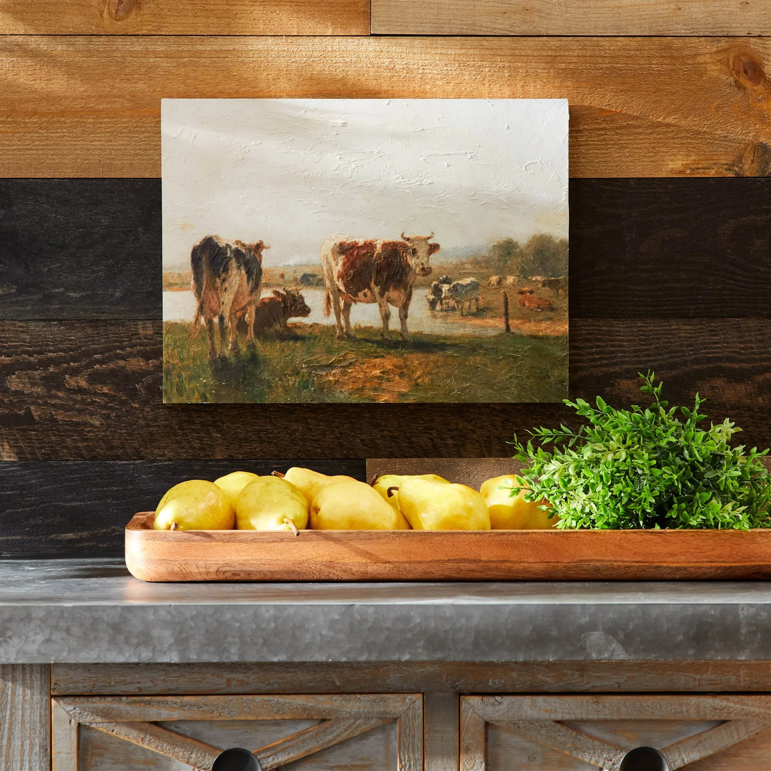 Cattle Landscape Print Wall Art 15.75"L - Image 2