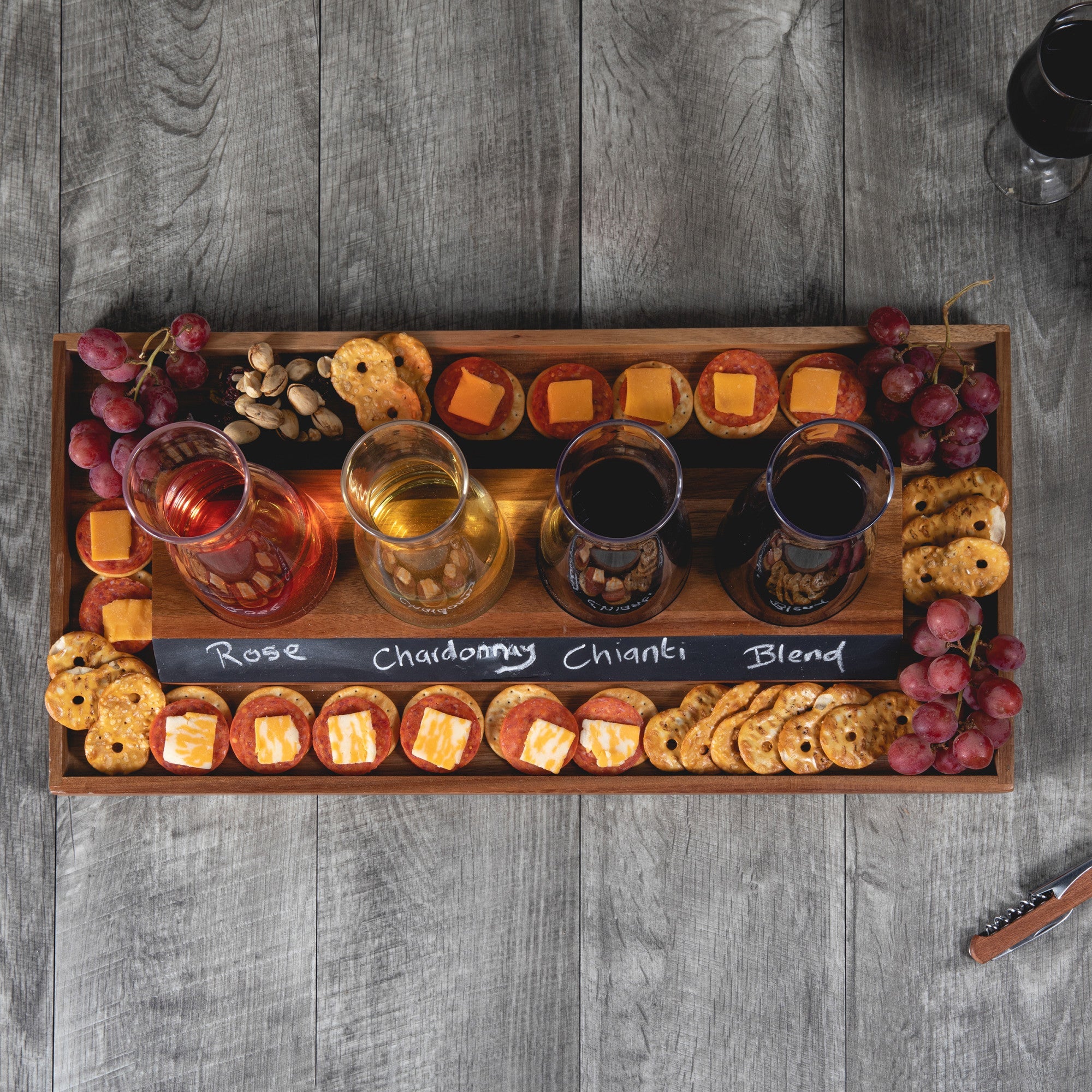 Cava Wine Tasting Kit with 4 Glass Carafes - Image 2