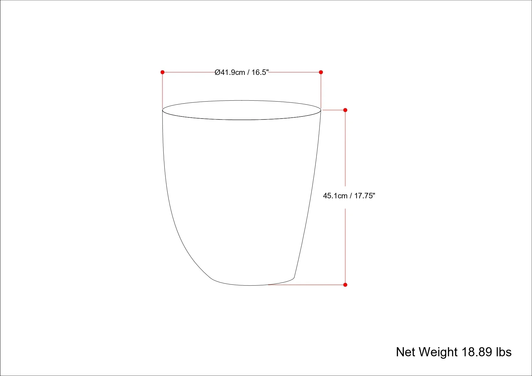 Cavan Cast Aluminum Side Table - Image 4
