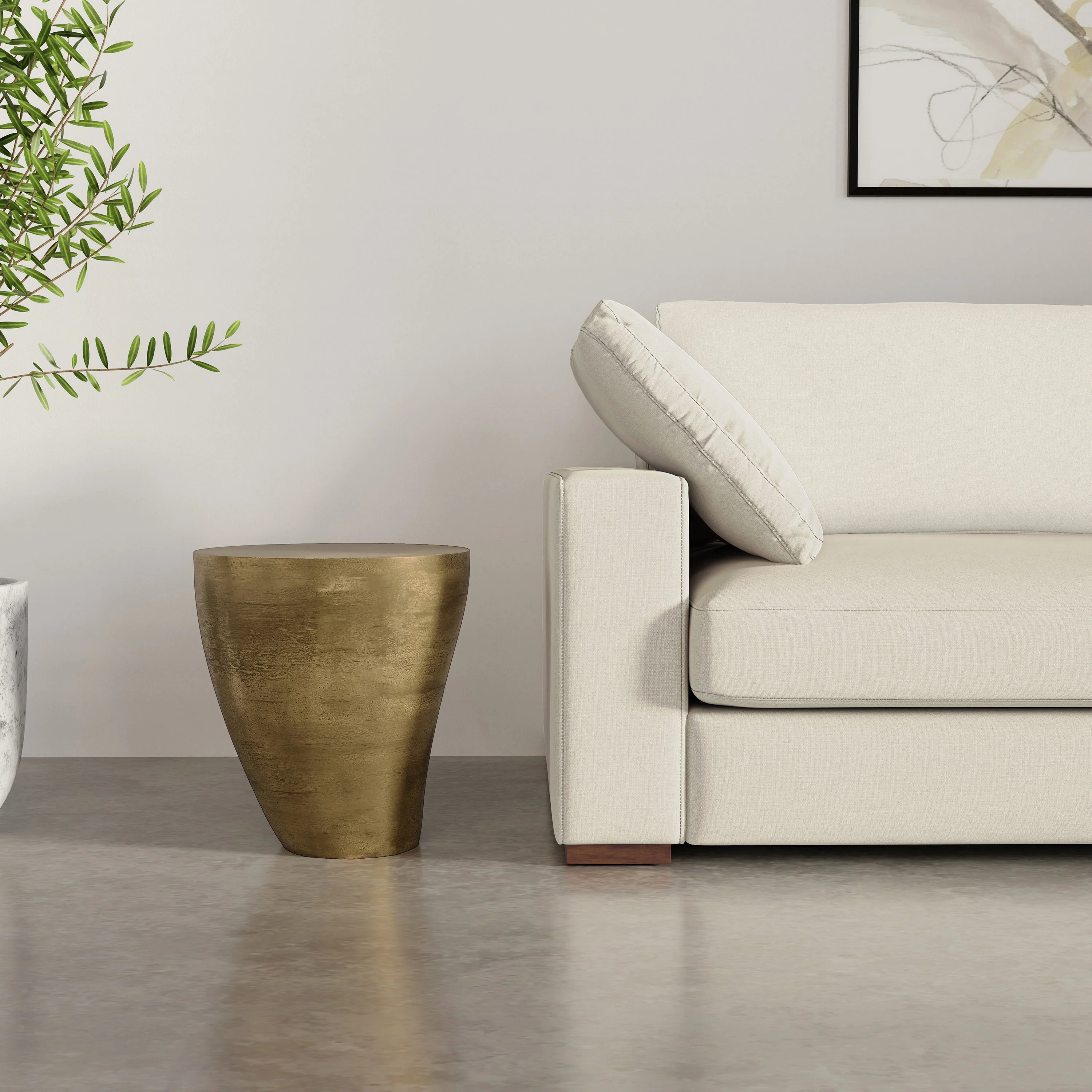Cavan Cast Aluminum Side Table - Image 8