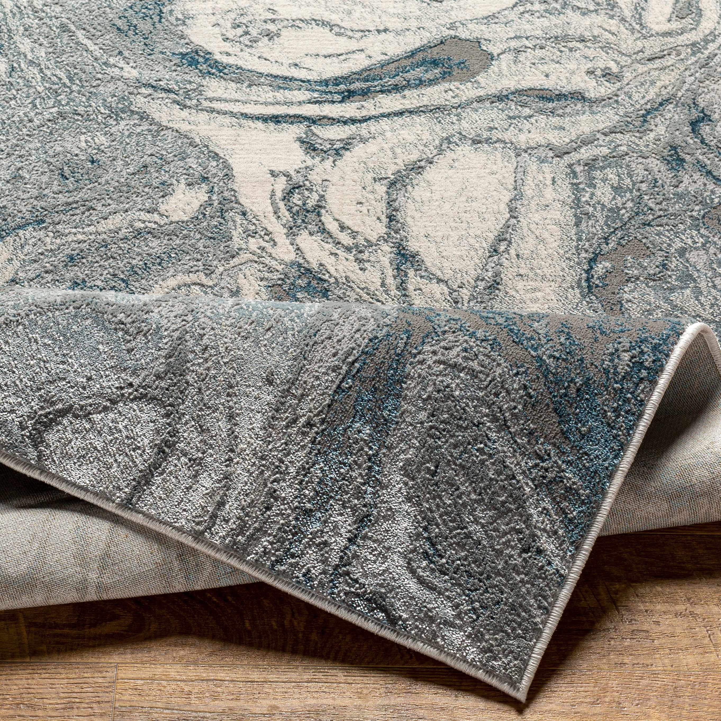 Cave Blue Marble Rug - Clearance - Image 6