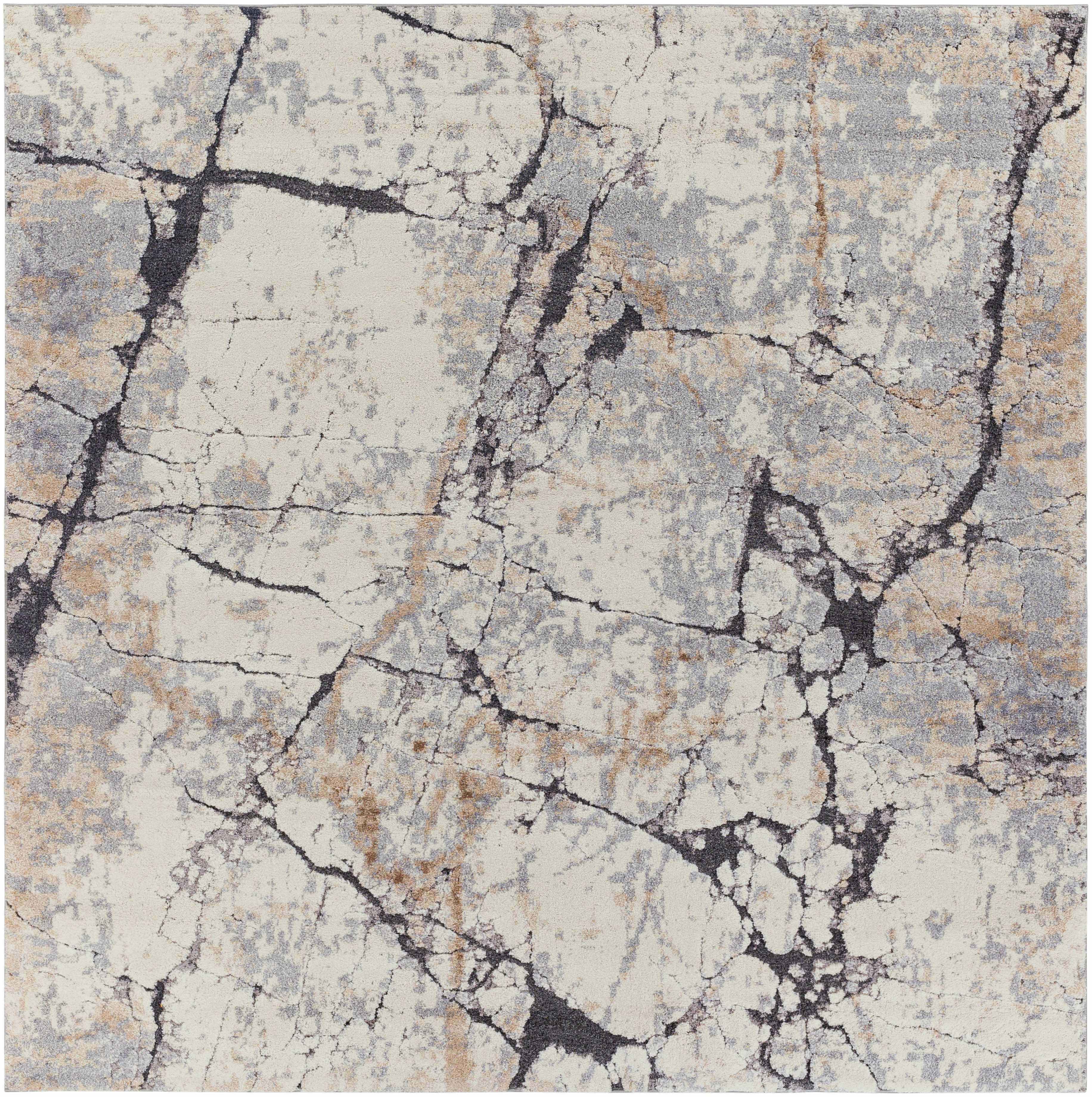 Cavetown Gray Marble Thick Rug - Image 4