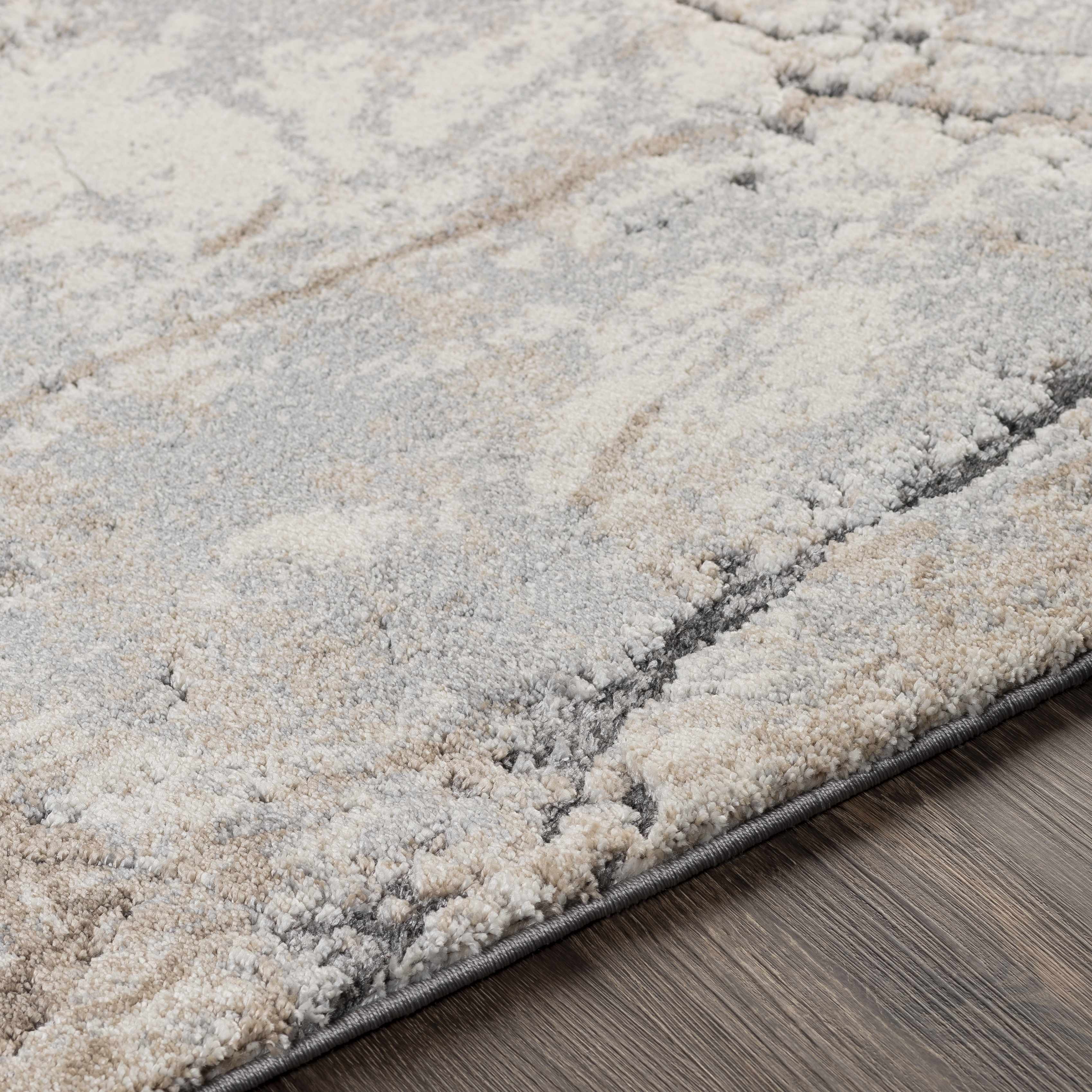Cavetown Gray Marble Thick Rug - Image 6