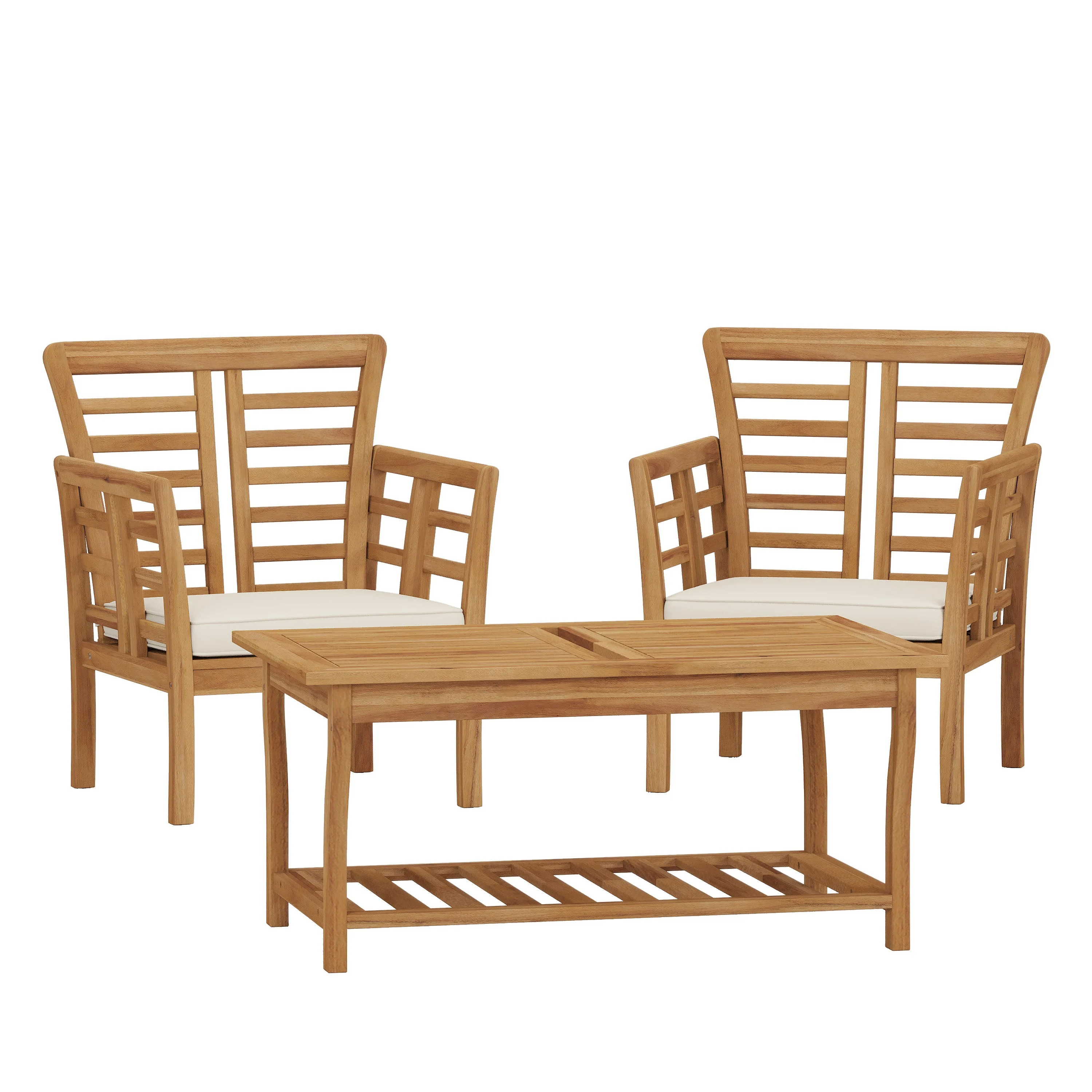 Caydon 2 Club Chairs + Table - Image 2