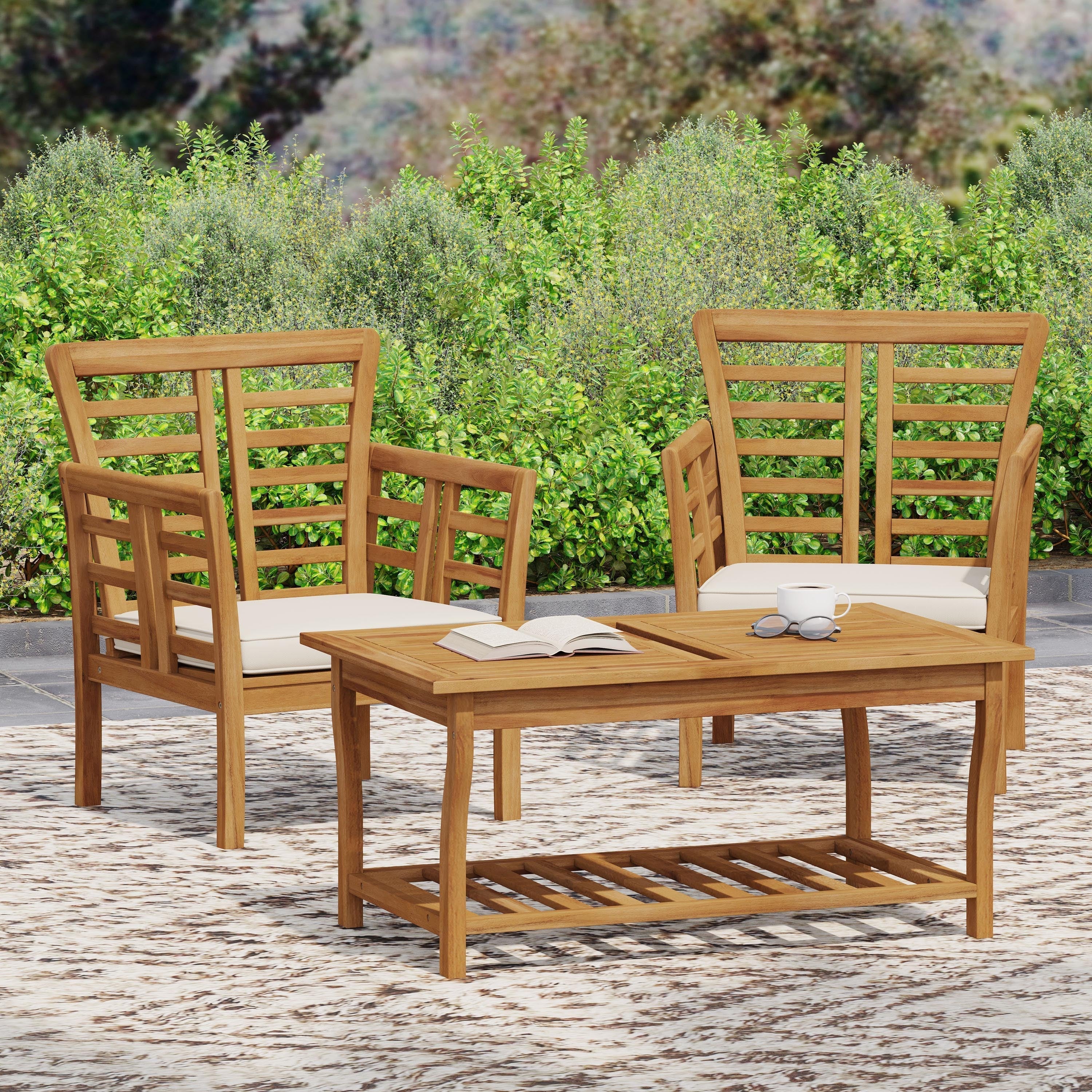 Caydon 2 Club Chairs + Table - Image 3