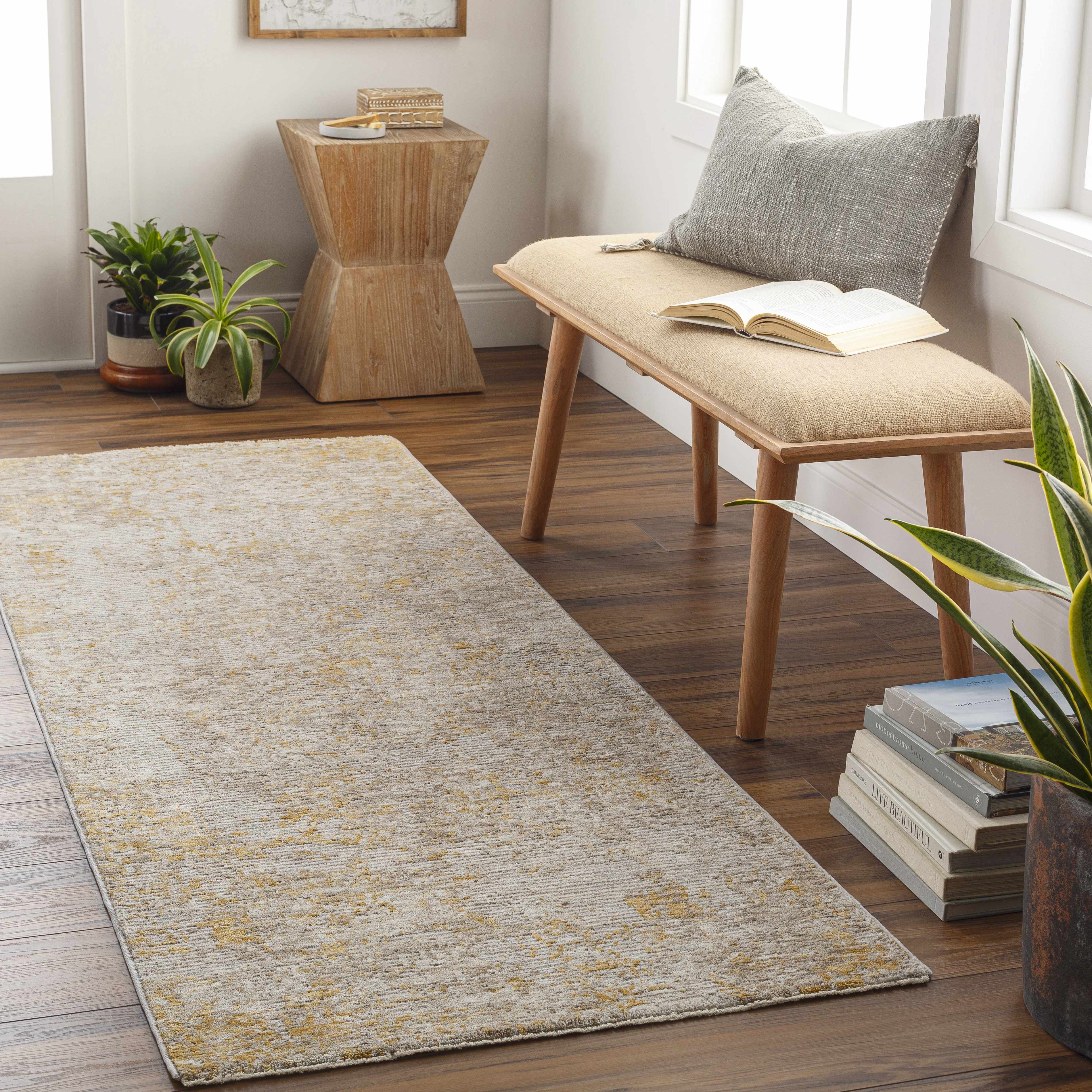 Cayhagan Mustard Luxe Rug - Image 13