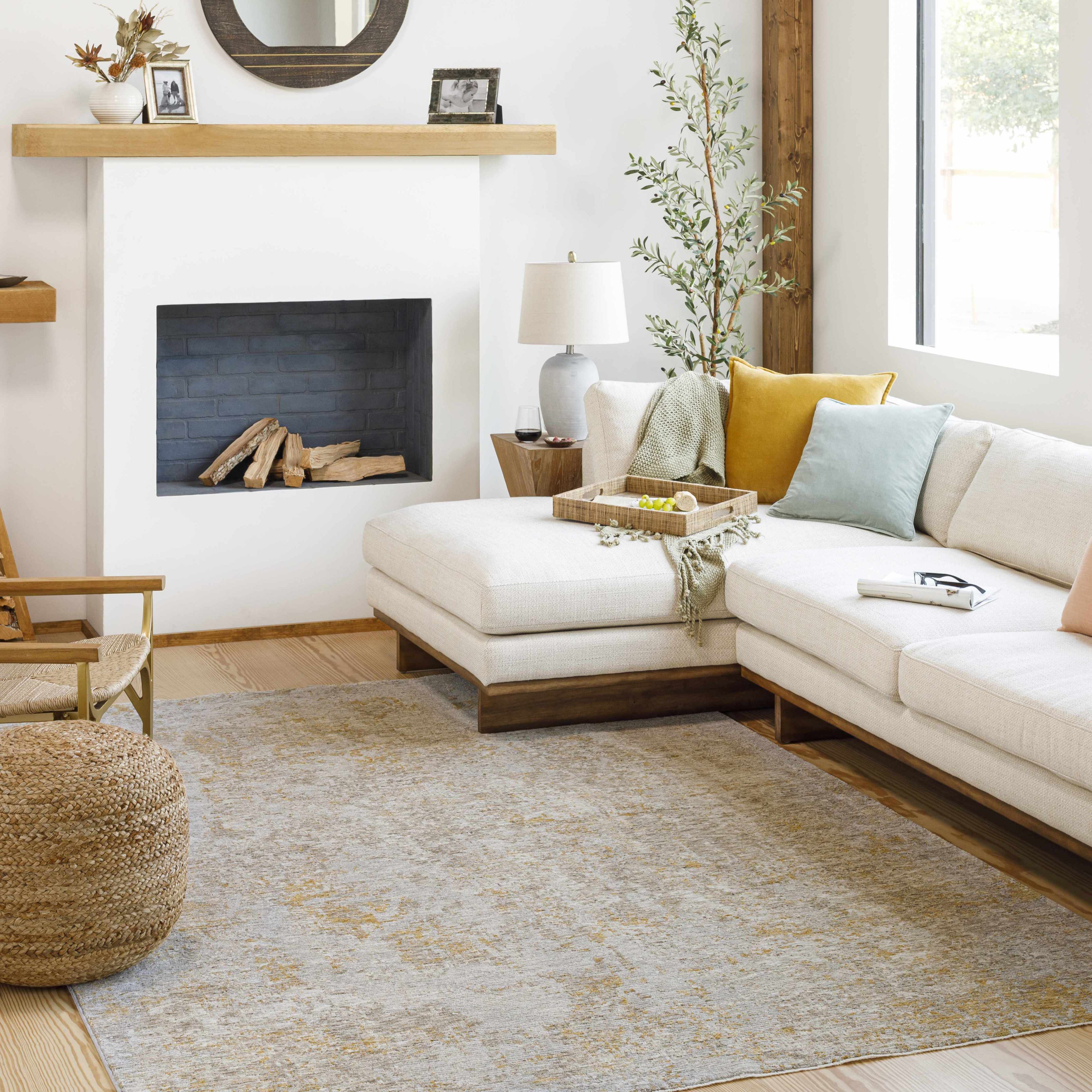 Cayhagan Mustard Luxe Rug - Image 2