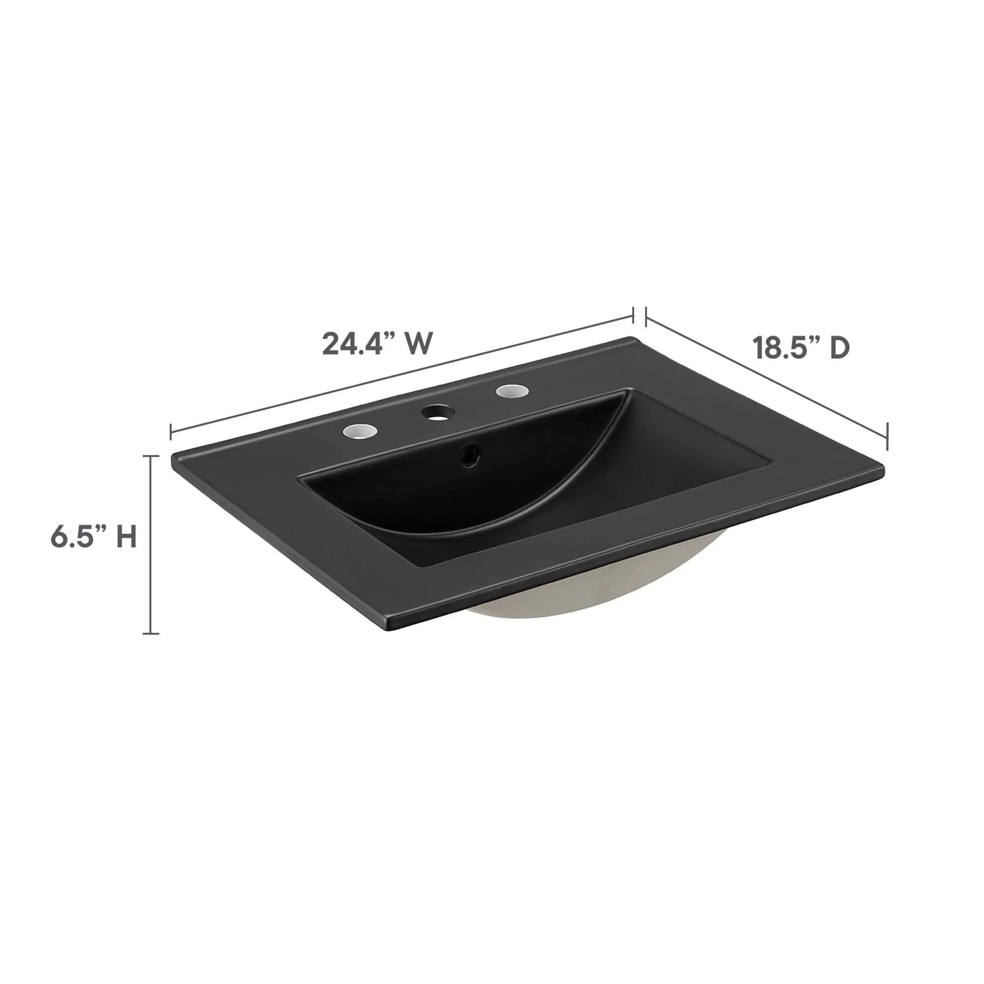 Cayman 24" Bathroom Sink by Modway - Image 3