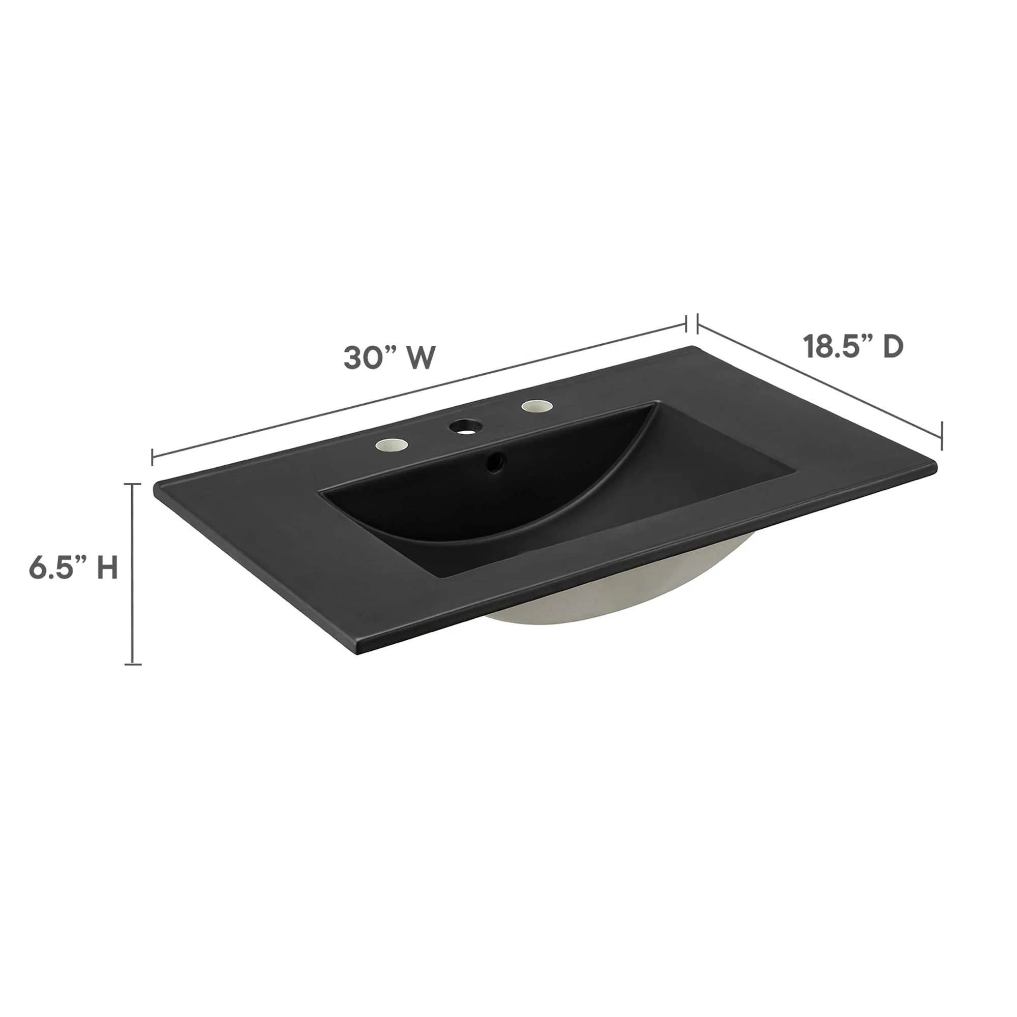 Cayman 30" Bathroom Sink by Modway - Image 3