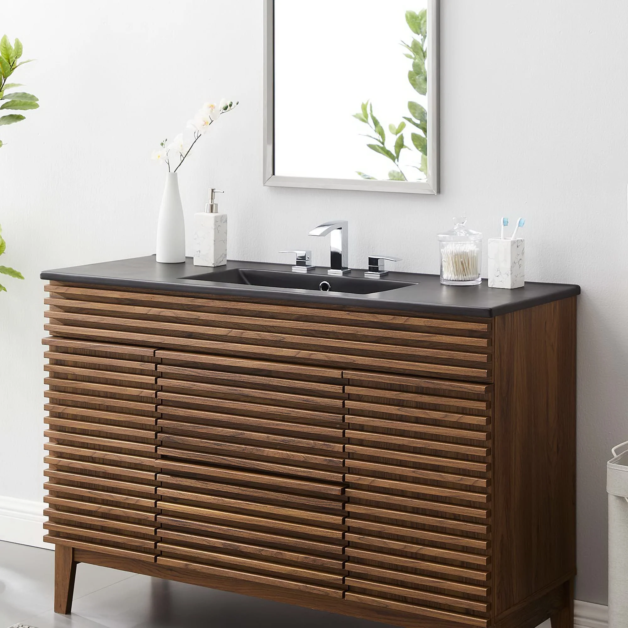 Cayman 48" Single Basin Bathroom Sink by Modway - Image 5