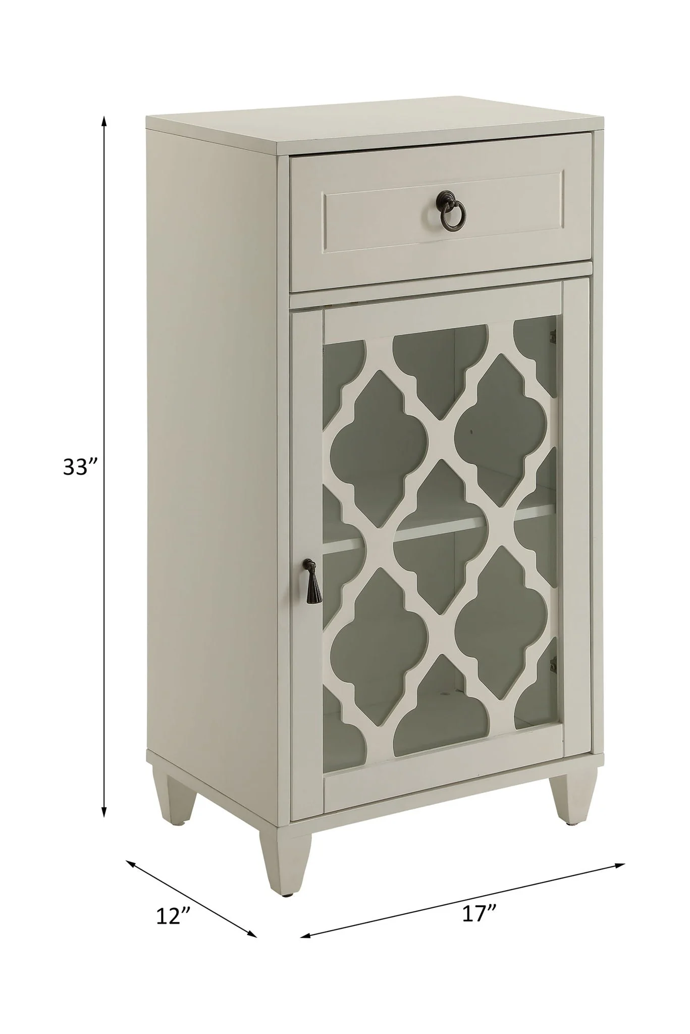 Ceara - Accent Table - White - Image 3