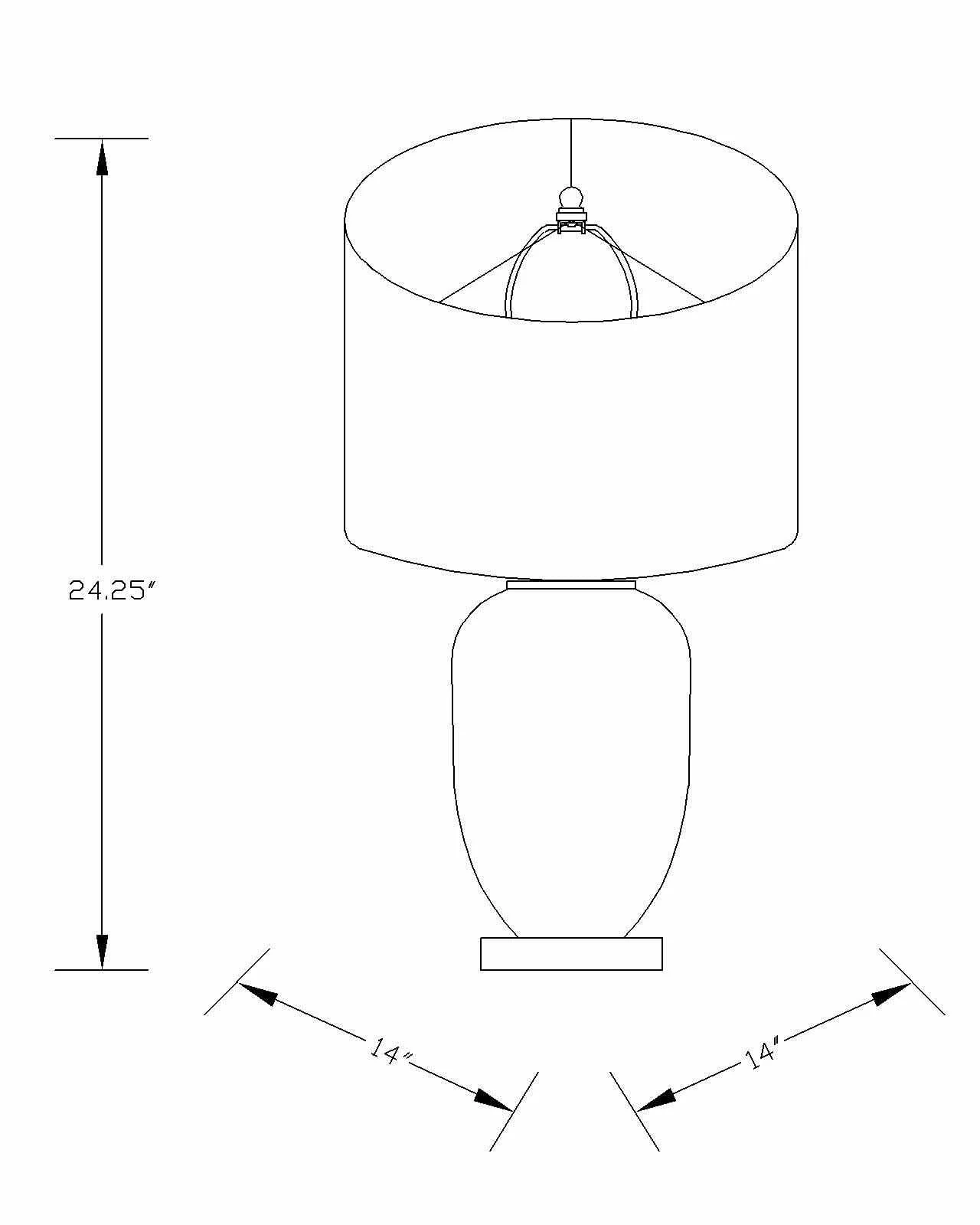 Cedar Table Lamp - Clearance - Image 8