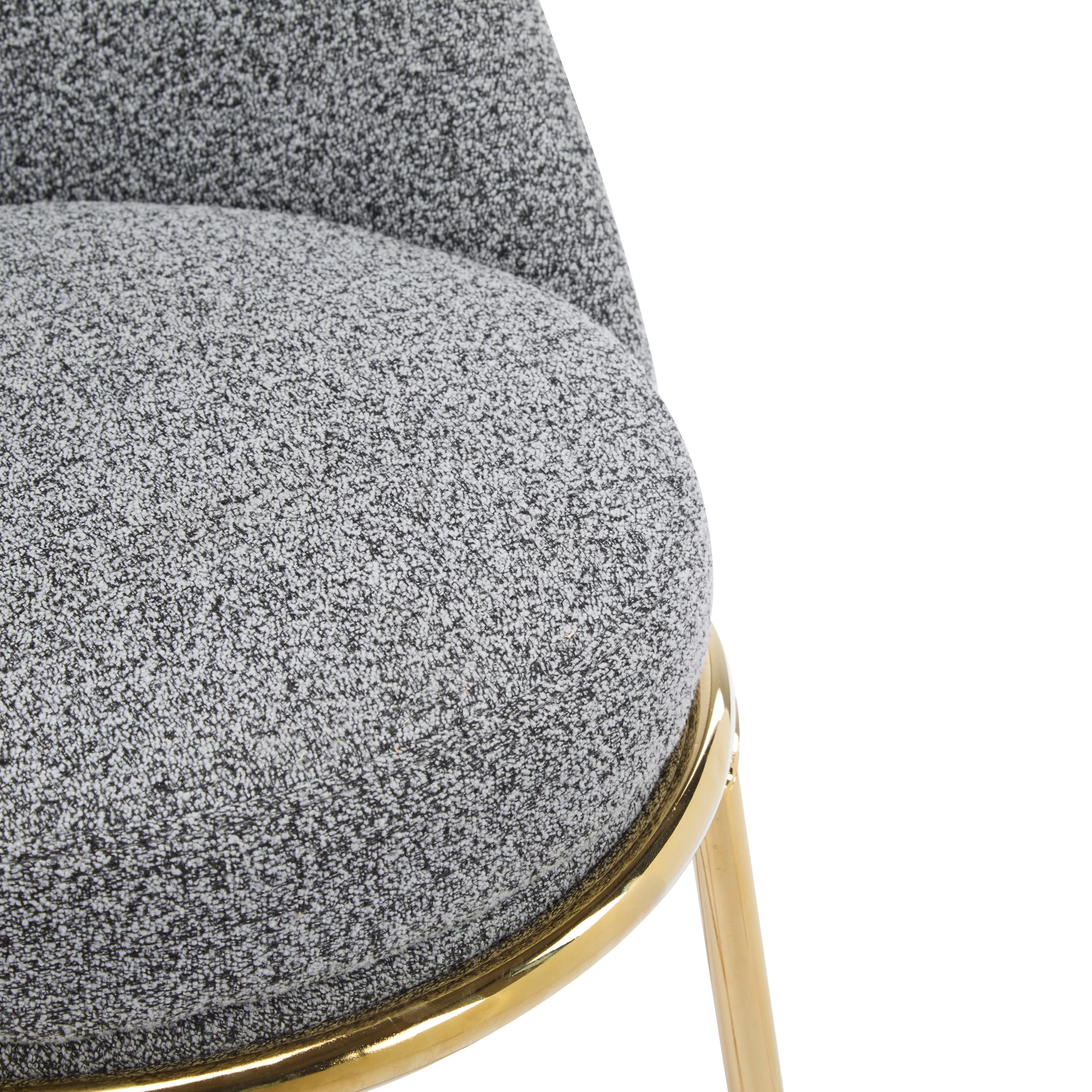Celano Indoor Metal Upholstered Barstool Set of 2 - Image 10
