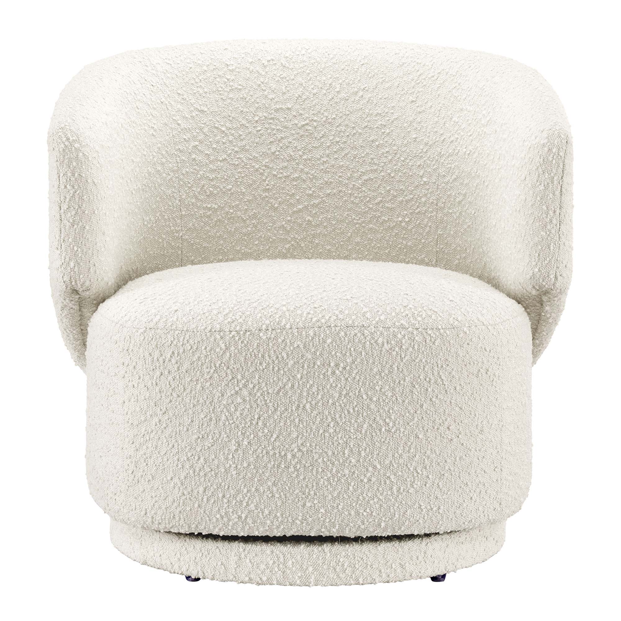 Celestia Boucle Fabric Swivel Chair by Modway - Image 10