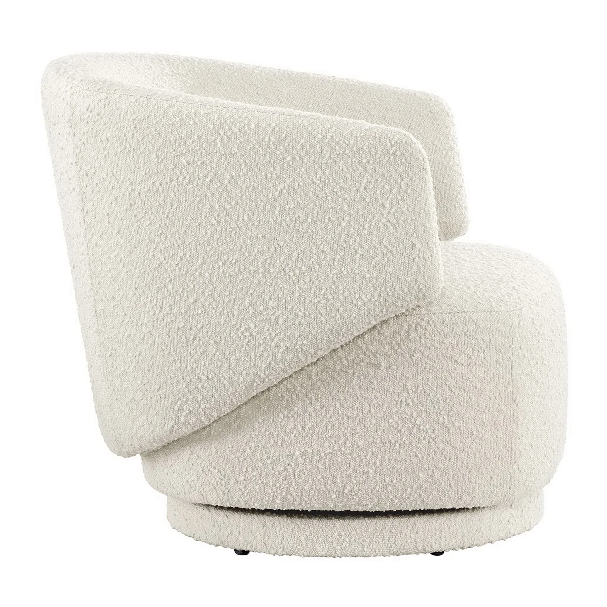 Celestia Boucle Fabric Swivel Chair by Modway - Image 14