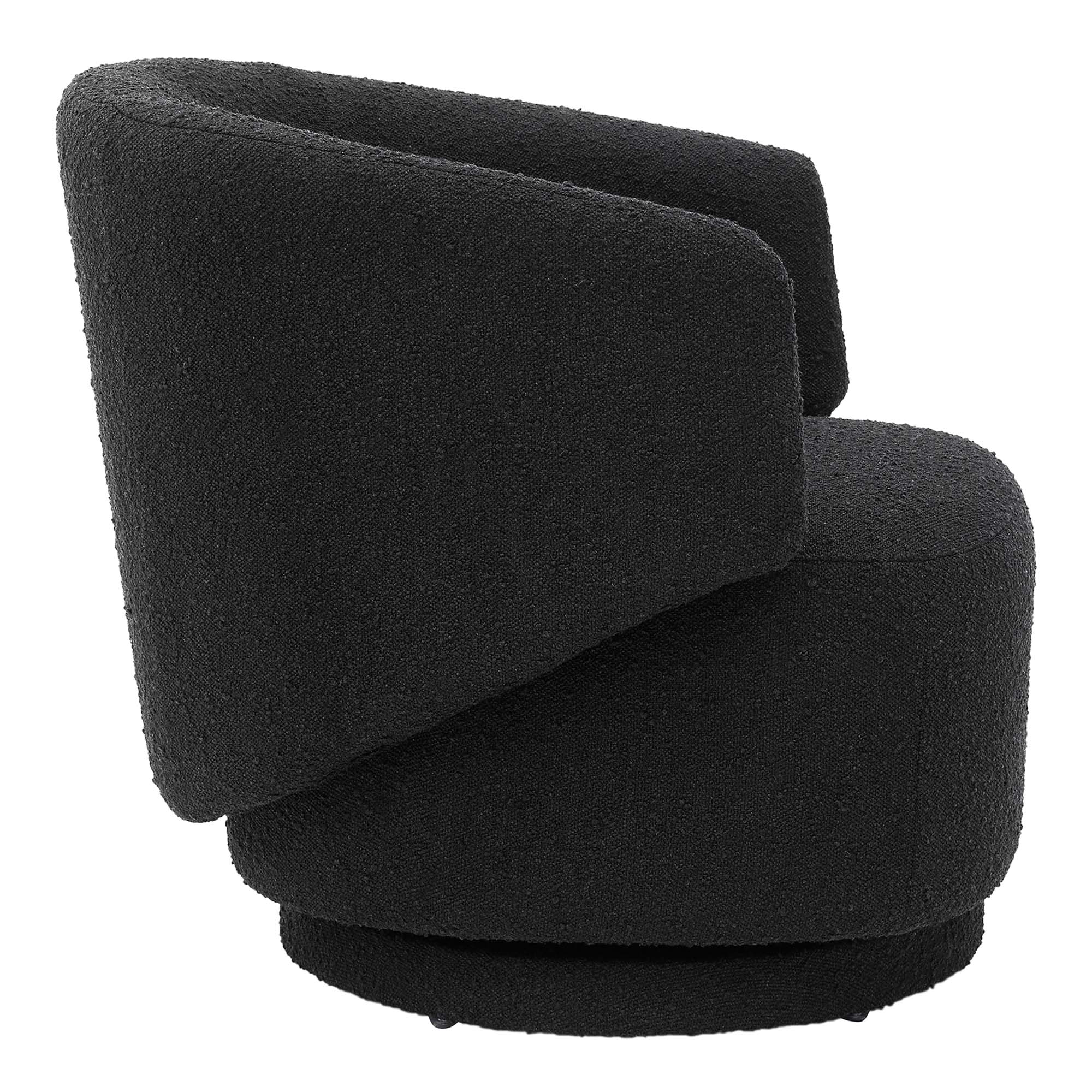 Celestia Boucle Fabric Swivel Chair by Modway - Image 15