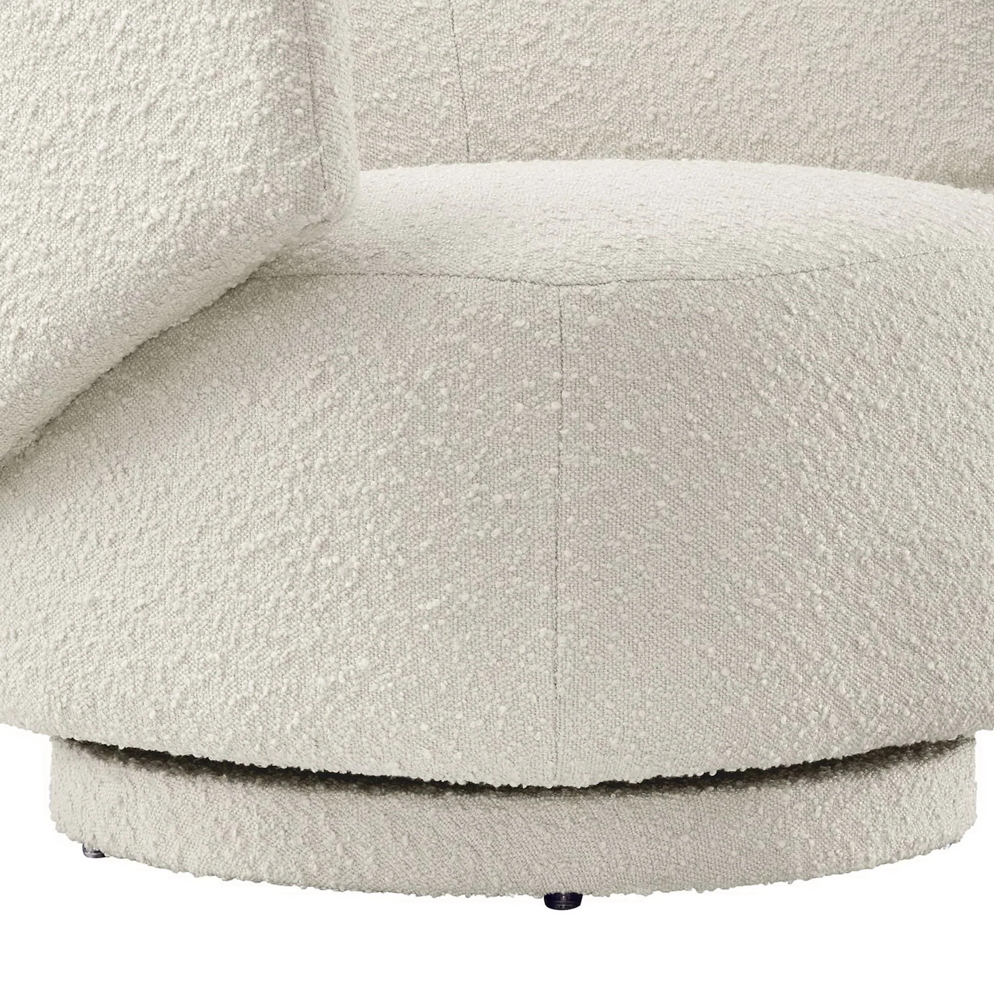 Celestia Boucle Fabric Swivel Chair by Modway - Image 8