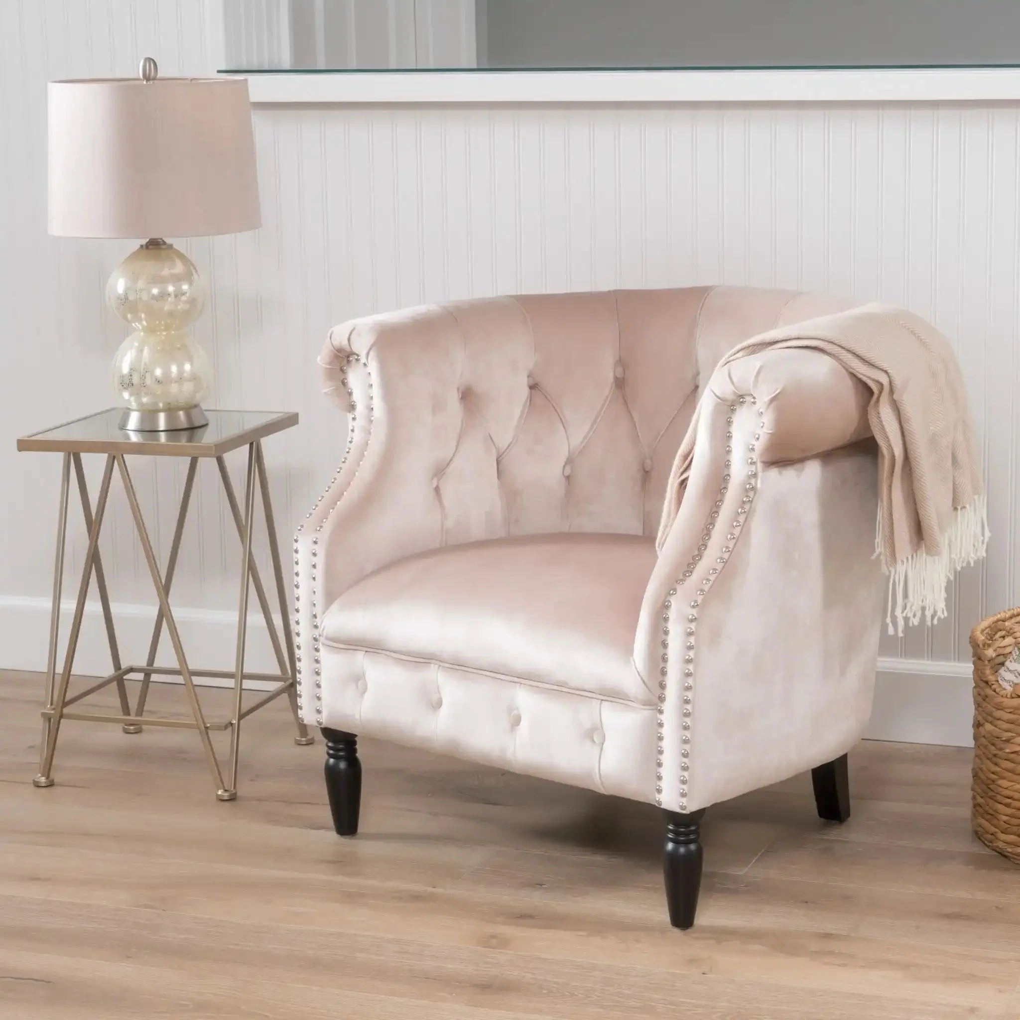 Celestialis - Upholstered Club Chair With Tub Design And Rolled Recessed Armrests - Image 16