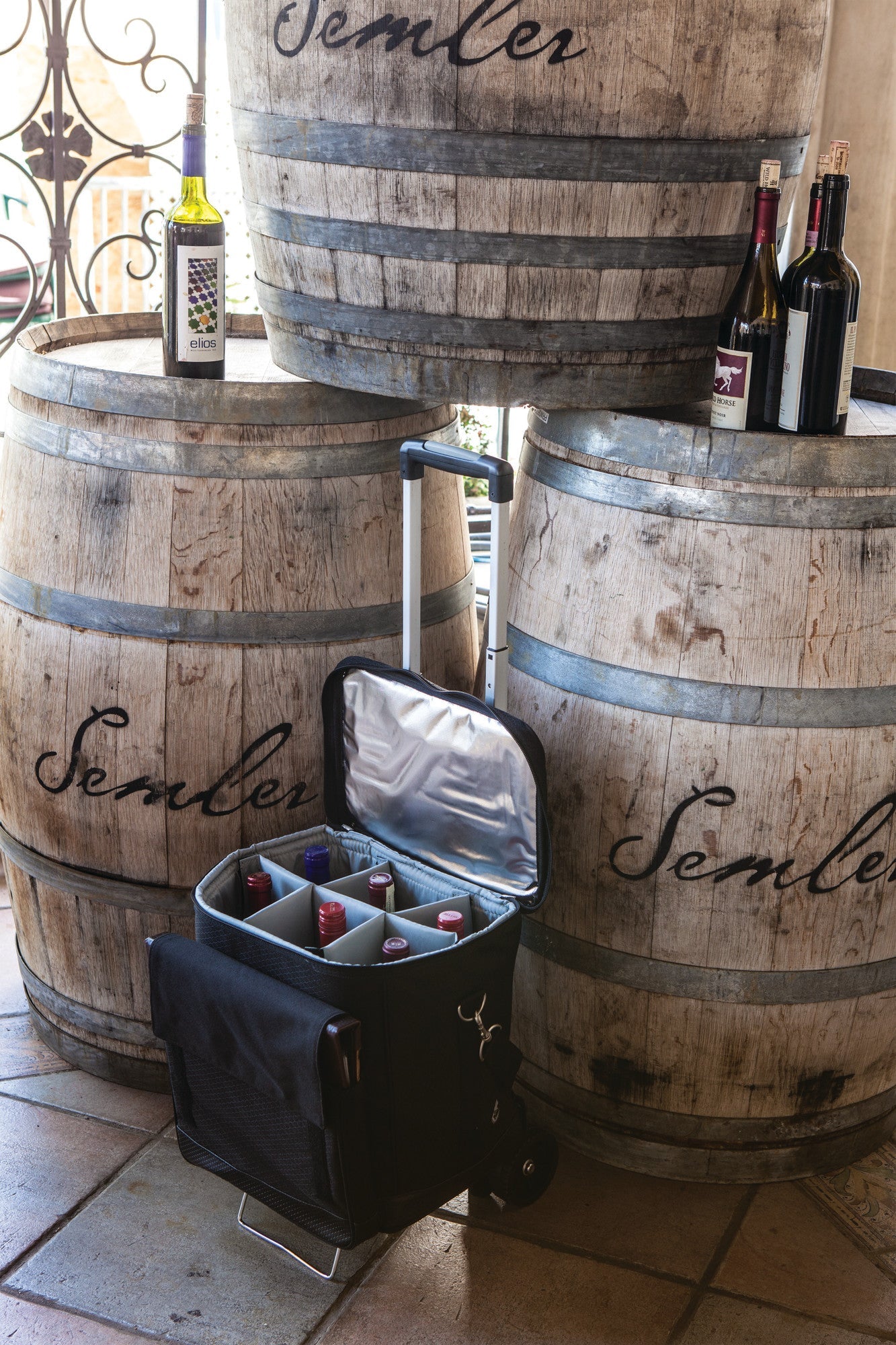 Cellar 6-Bottle Wine Carrier & Cooler Tote - Image 3