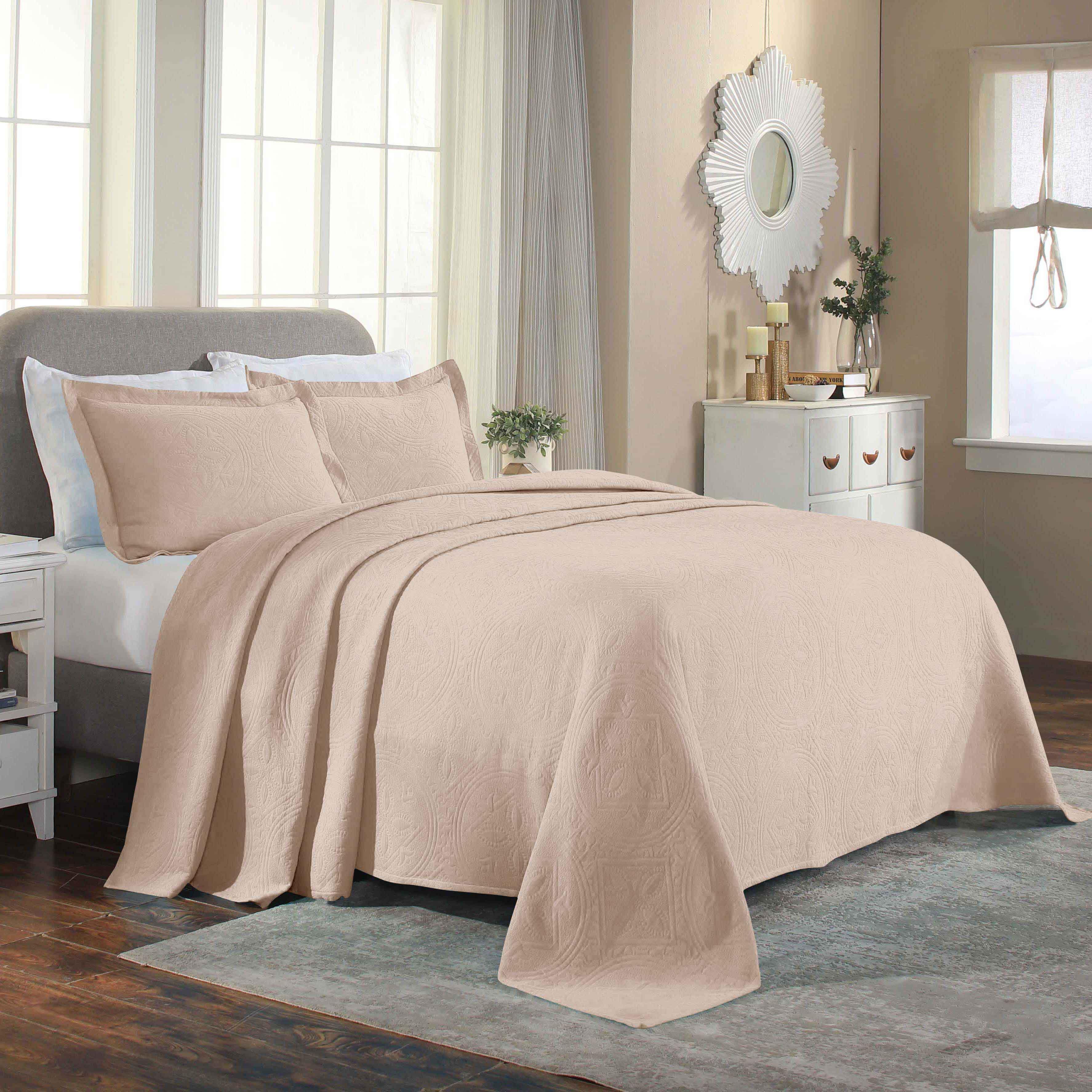 Celtic Circle Cotton Jacquard Matelasse Bedspread Set - Image 11