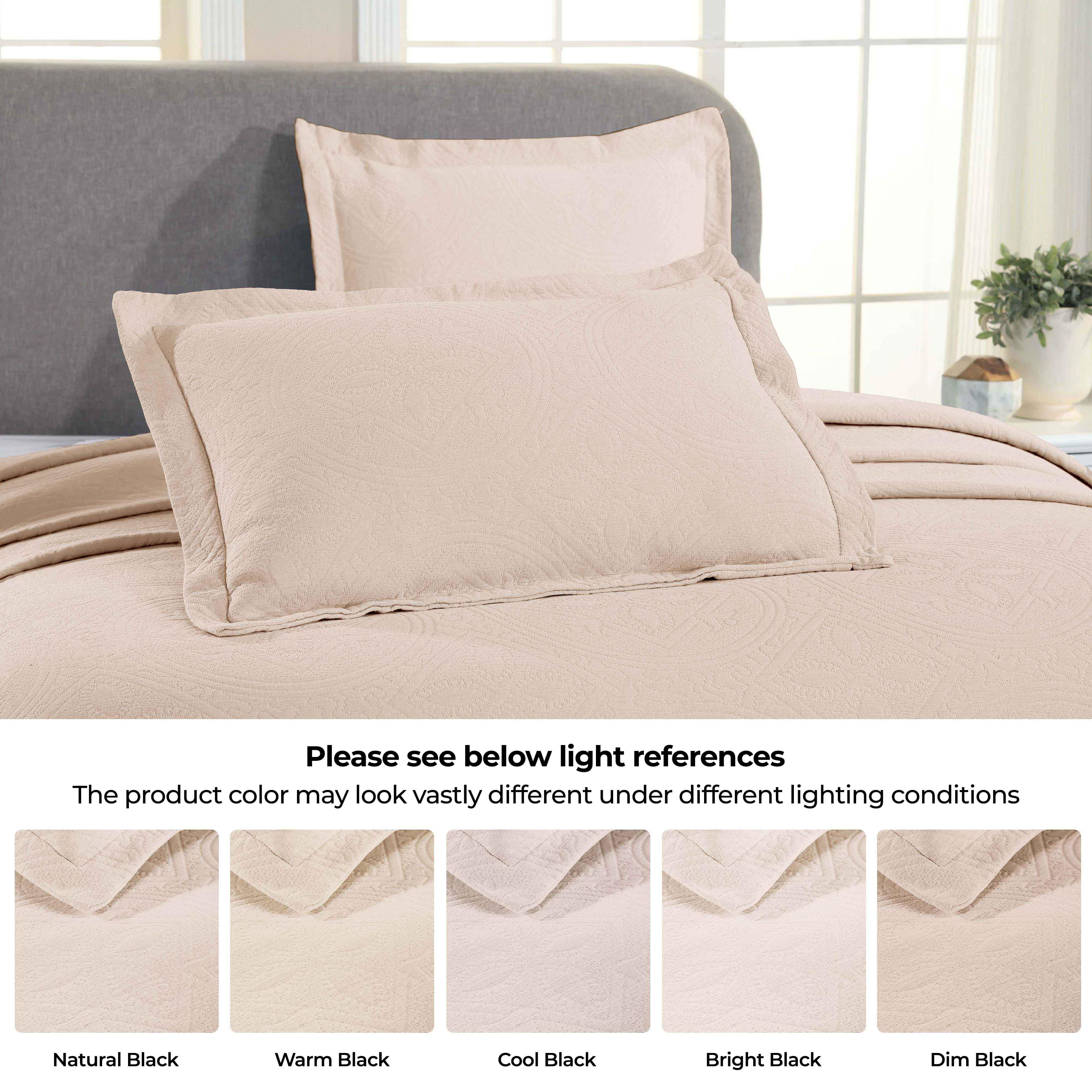 Celtic Circle Cotton Jacquard Matelasse Bedspread Set - Image 14