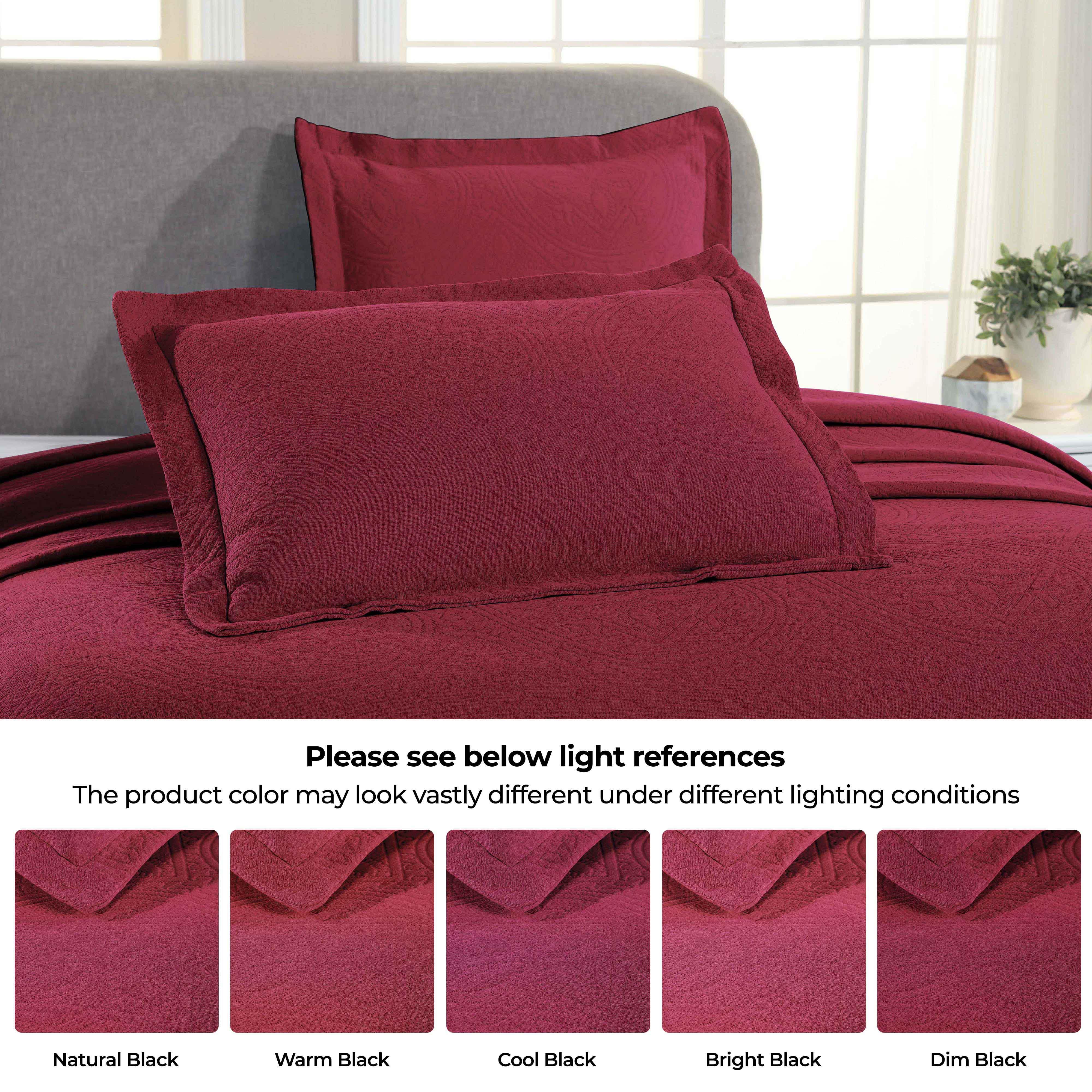 Celtic Circle Cotton Jacquard Matelasse Bedspread Set - Image 22