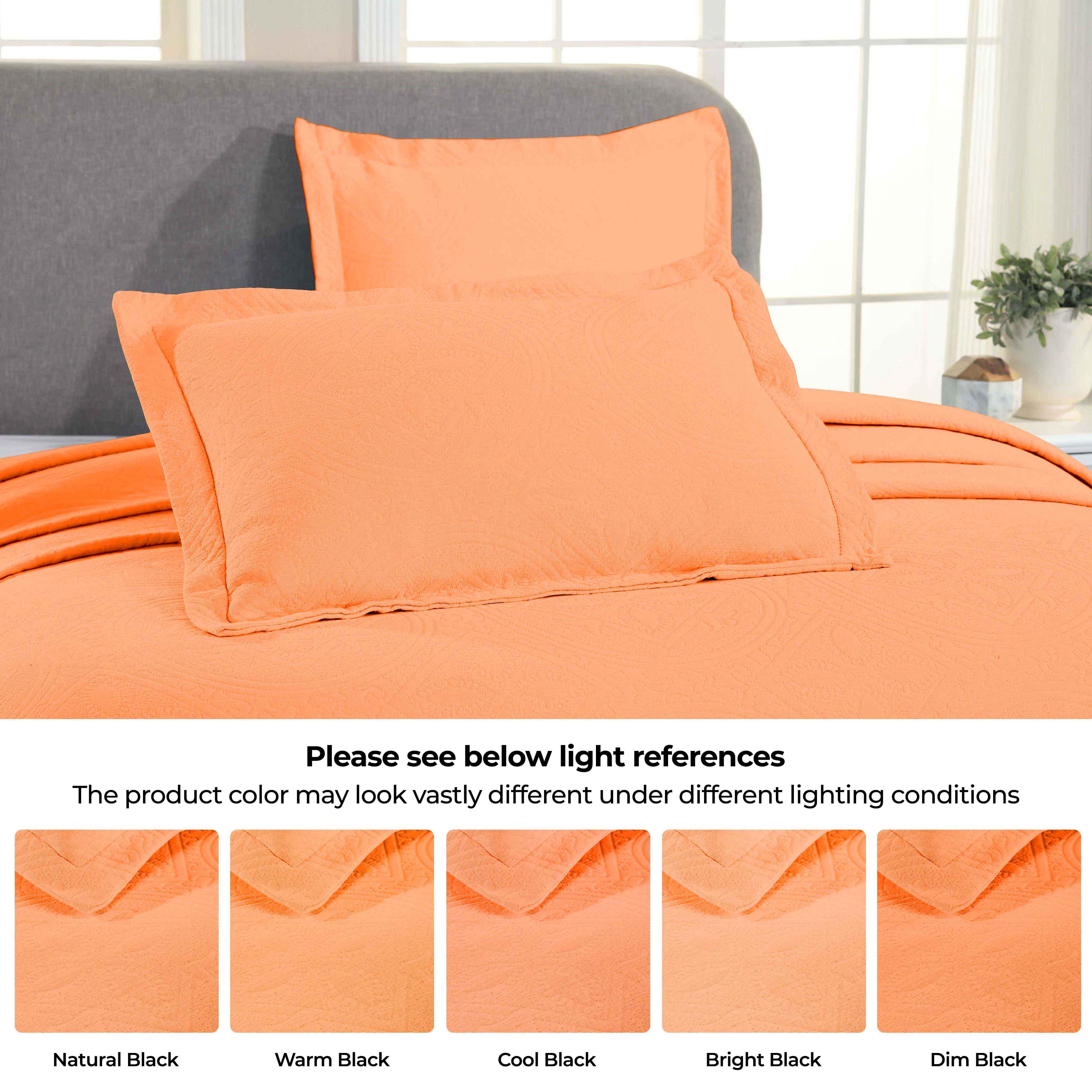 Celtic Circle Cotton Jacquard Matelasse Bedspread Set - Image 54