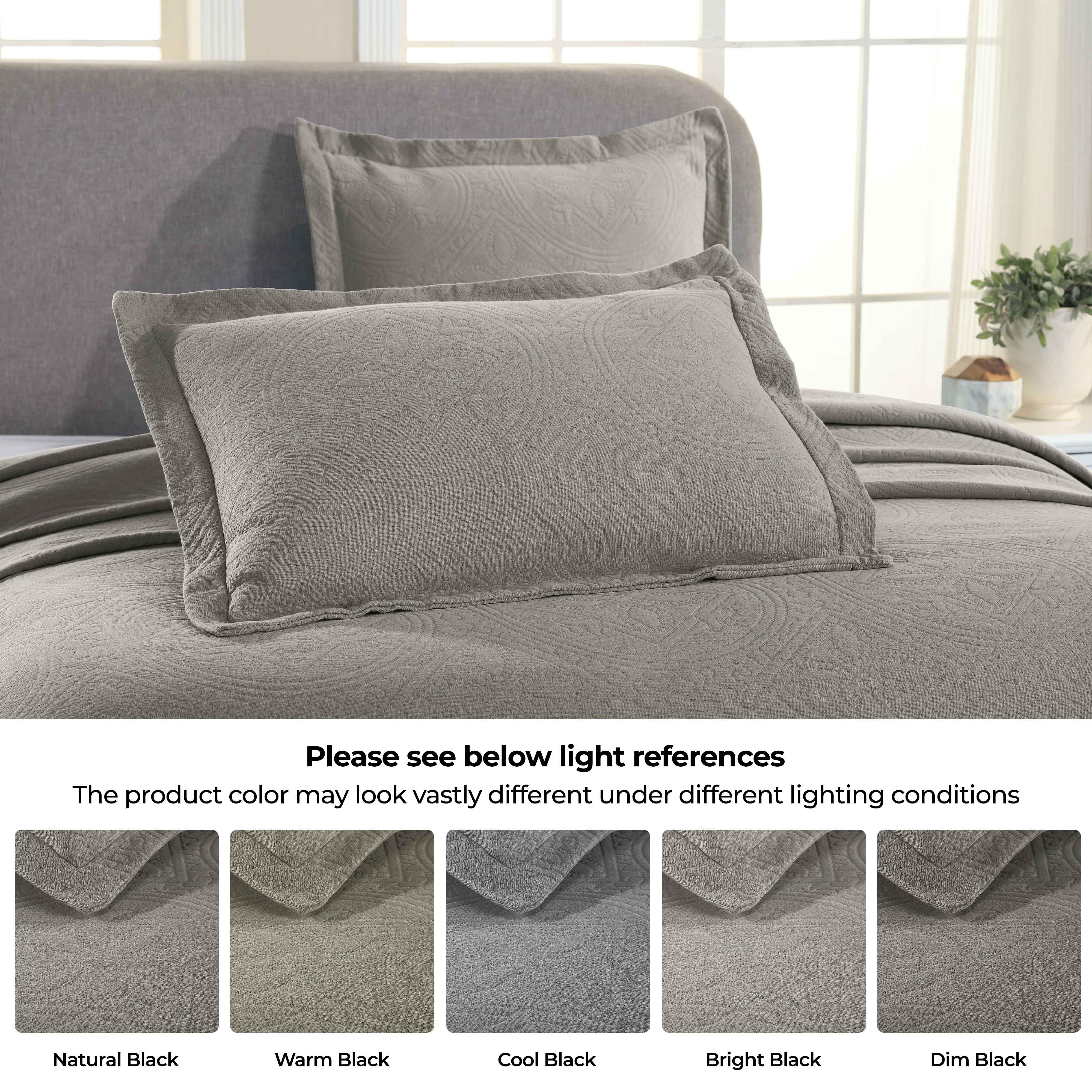 Celtic Circle Cotton Jacquard Matelasse Bedspread Set - Image 6