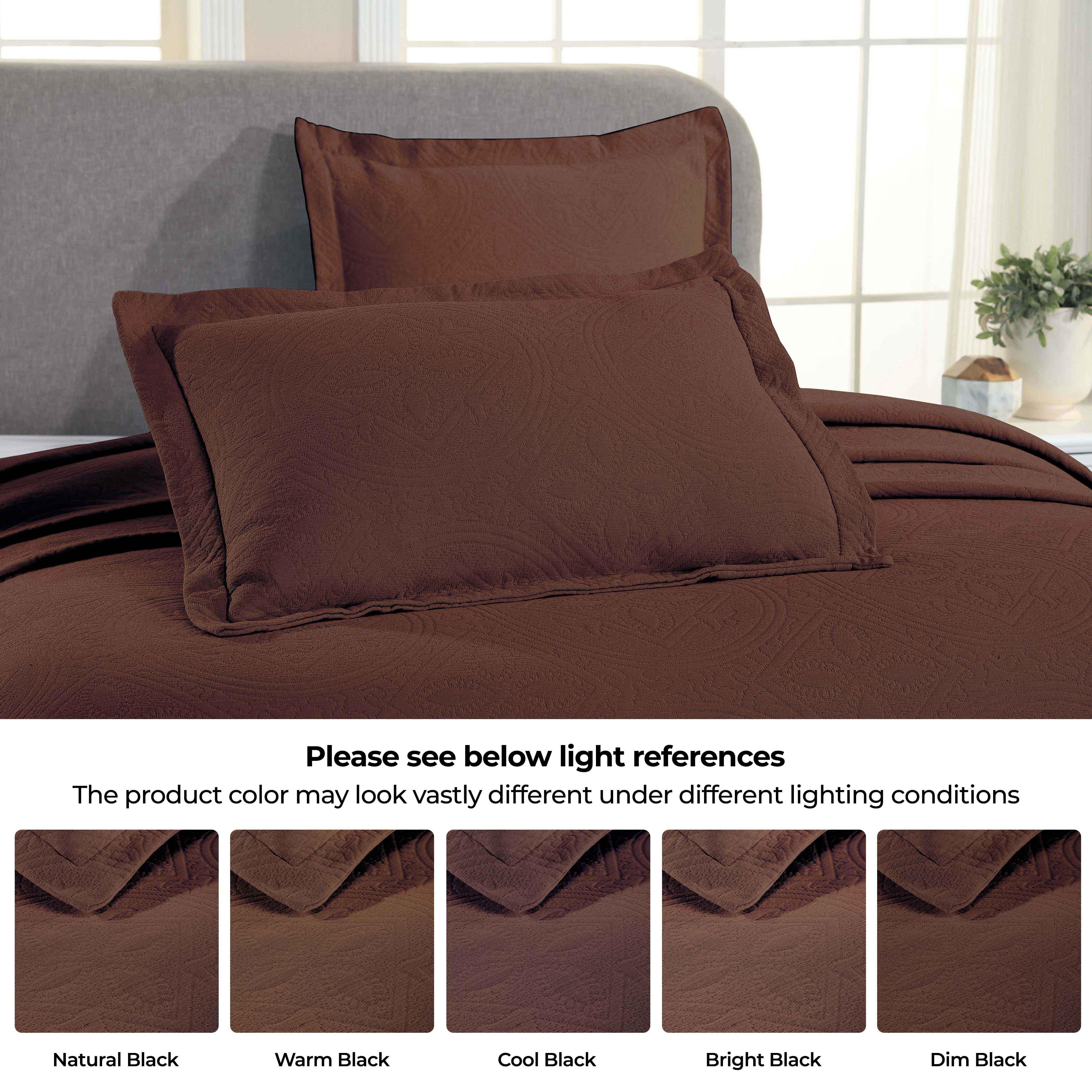 Celtic Circle Cotton Jacquard Matelasse Bedspread Set - Image 62