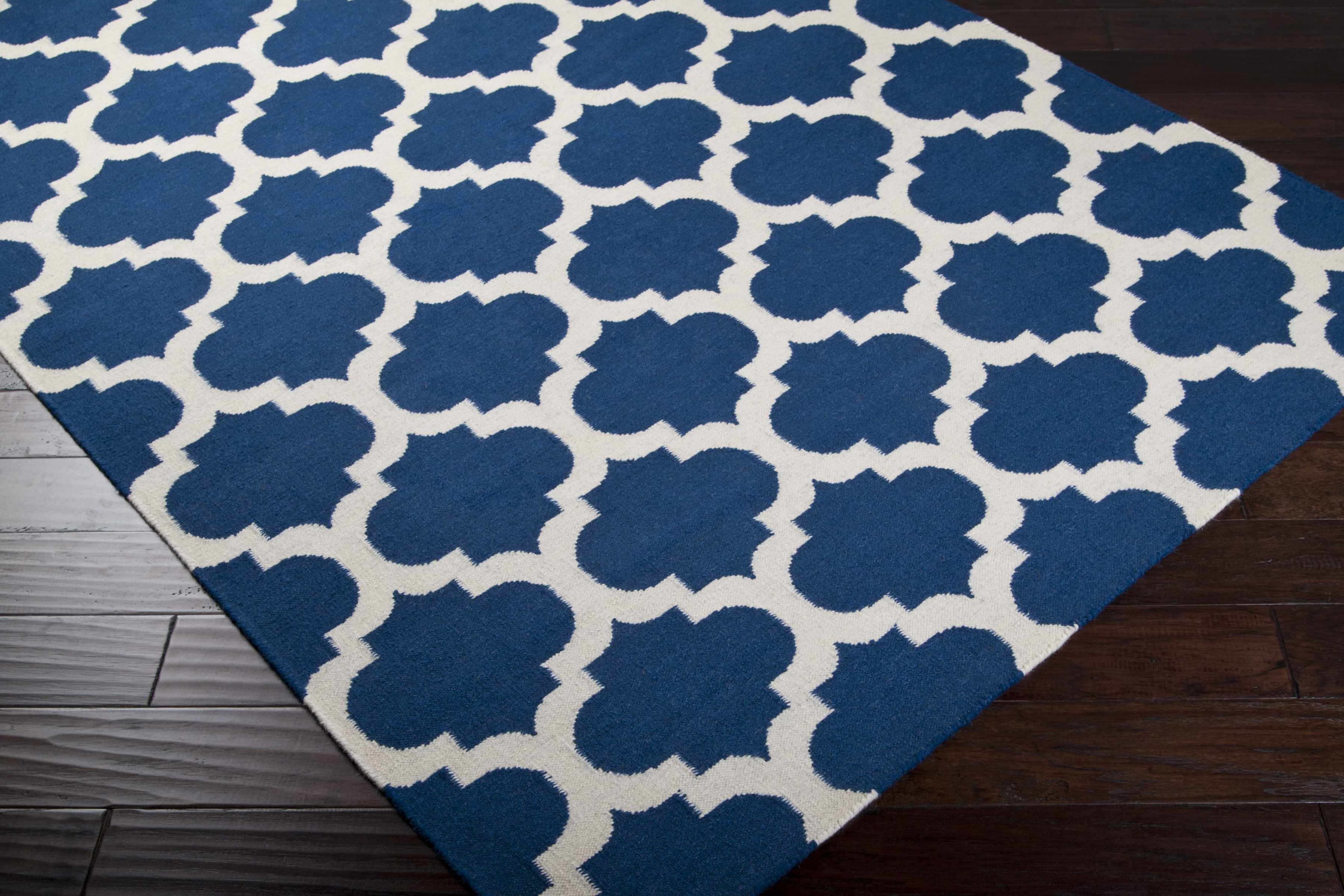 Centenary Navy Wool Area Rug - Clearance - Image 2