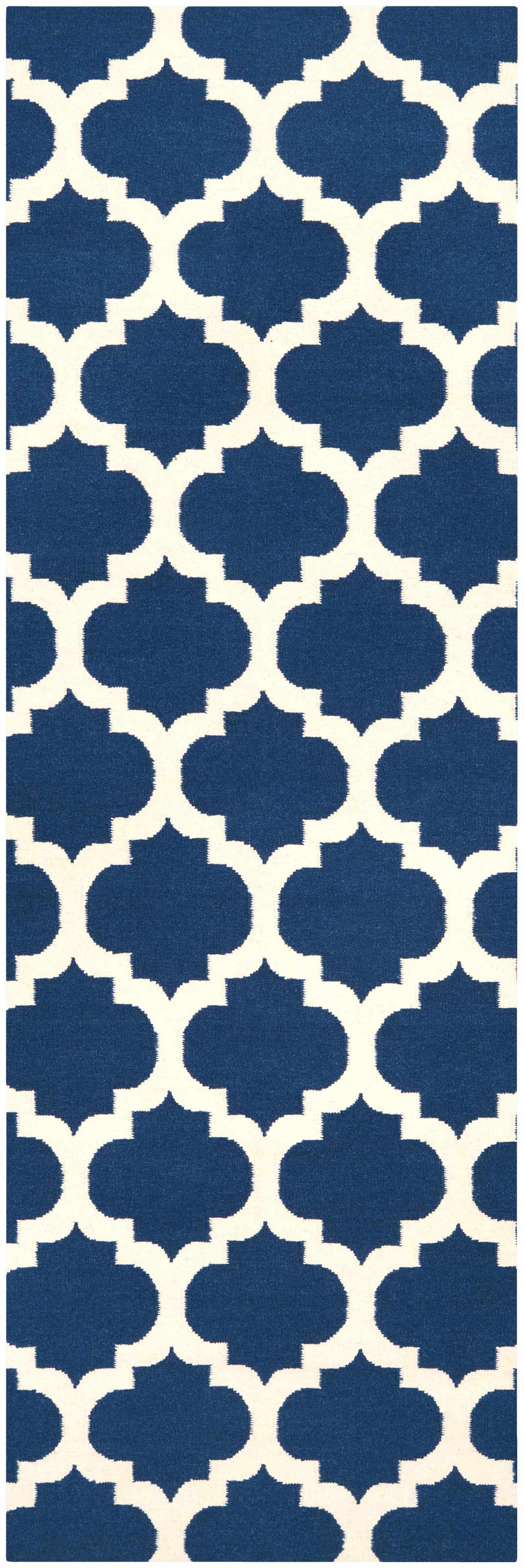 Centenary Navy Wool Area Rug - Clearance - Image 3
