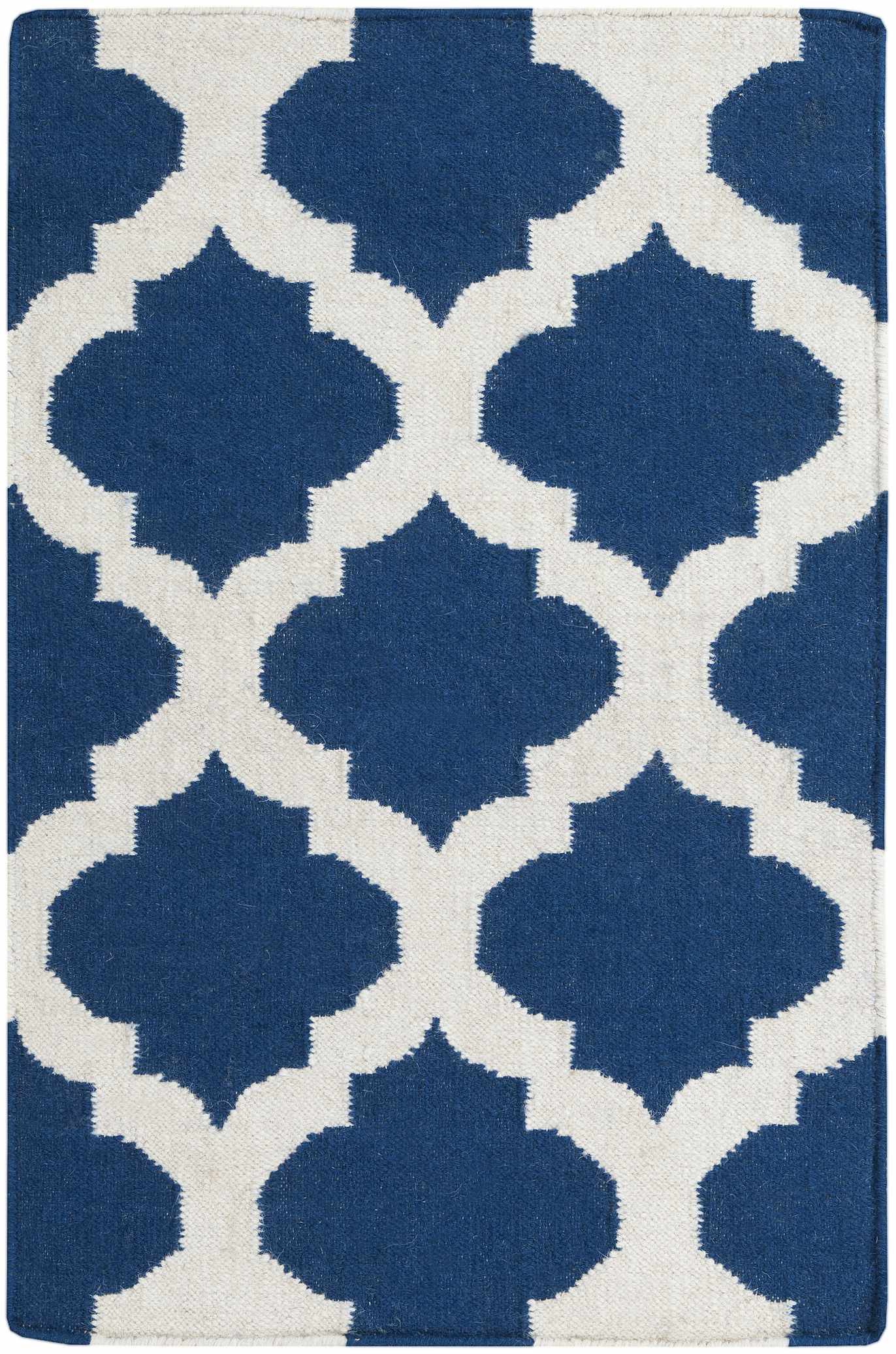 Centenary Navy Wool Area Rug - Clearance - Image 7