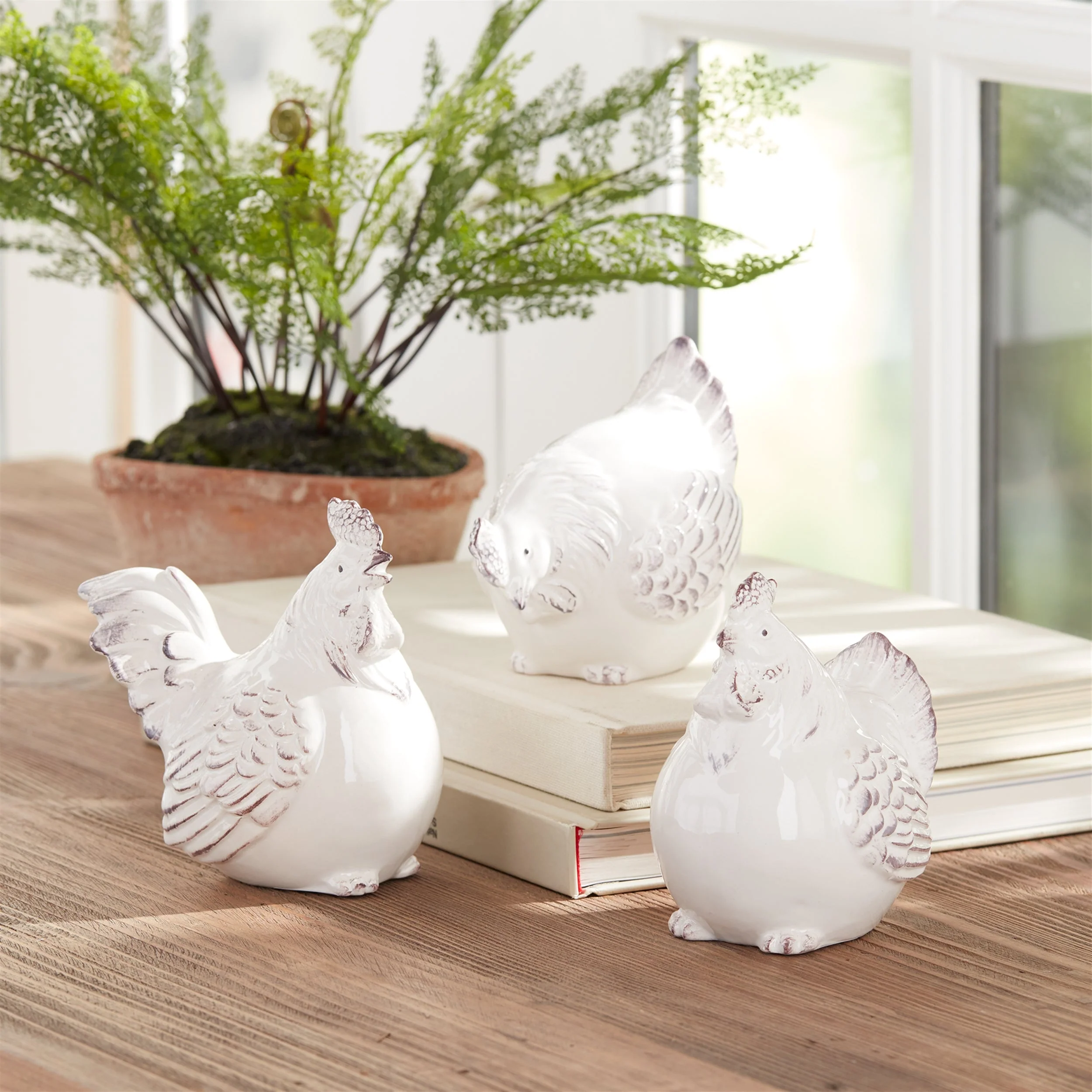 Ceramic Chicken Decor (Set of 6) - Image 5