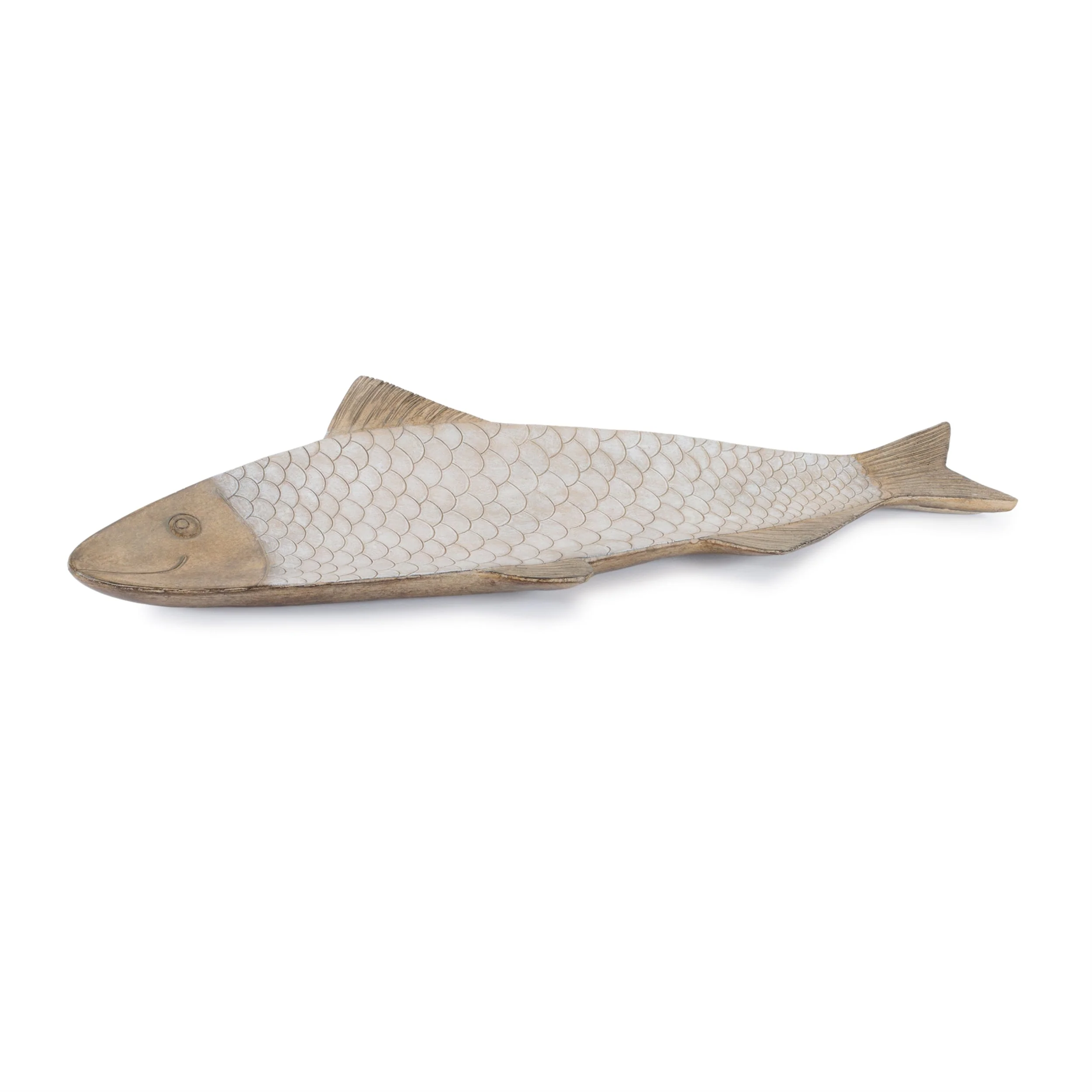 Ceramic Etched Fish Tray 22.5"L - Image 2