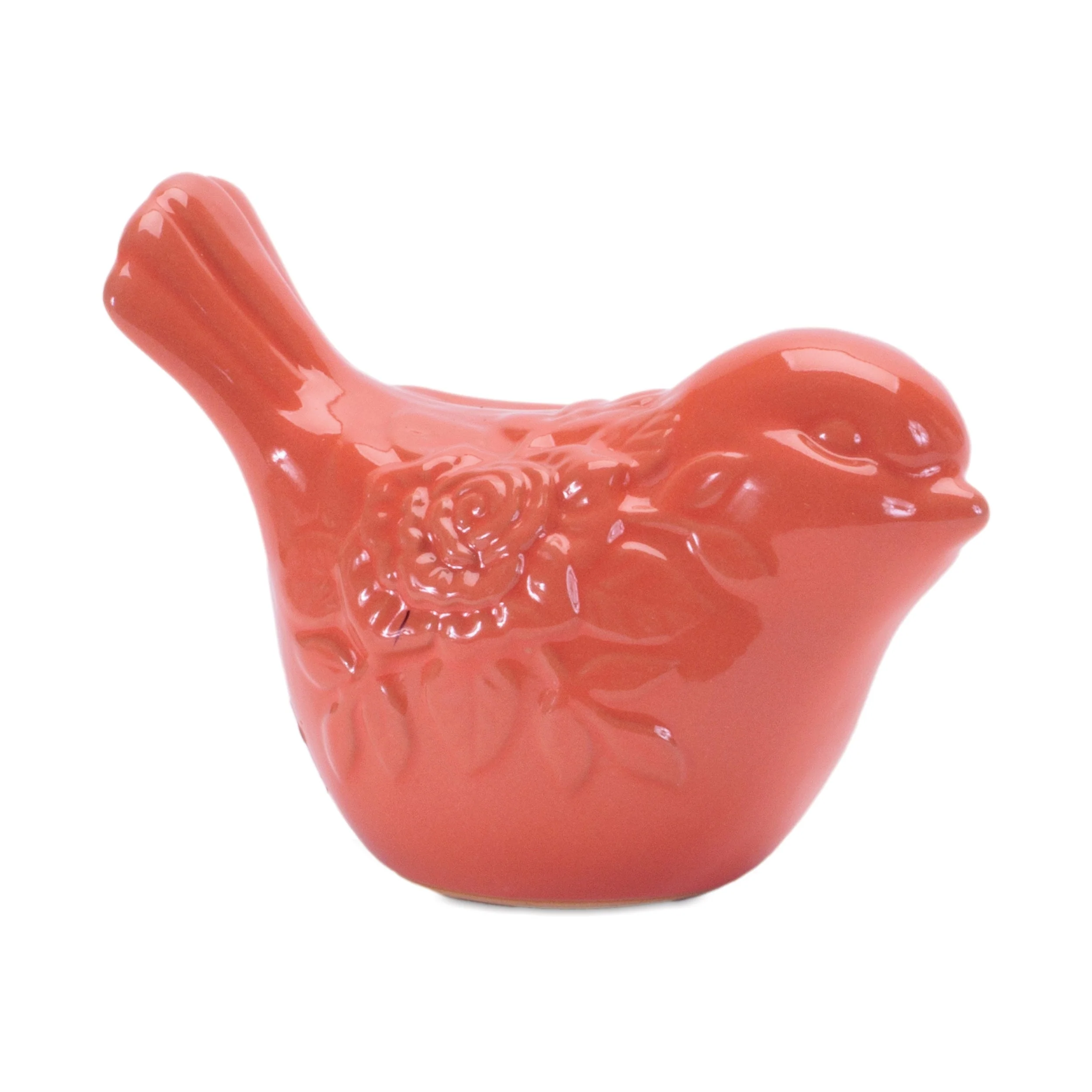 Ceramic floral bird figurine (set of 6) - Image 3