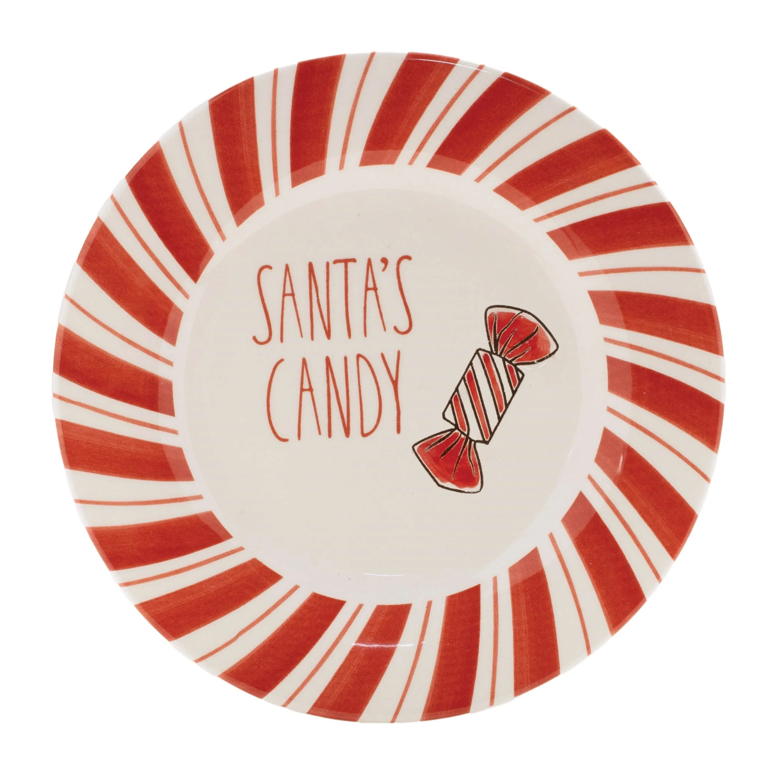 Ceramic Santa Candy Plate (Set of 4) - Image 3