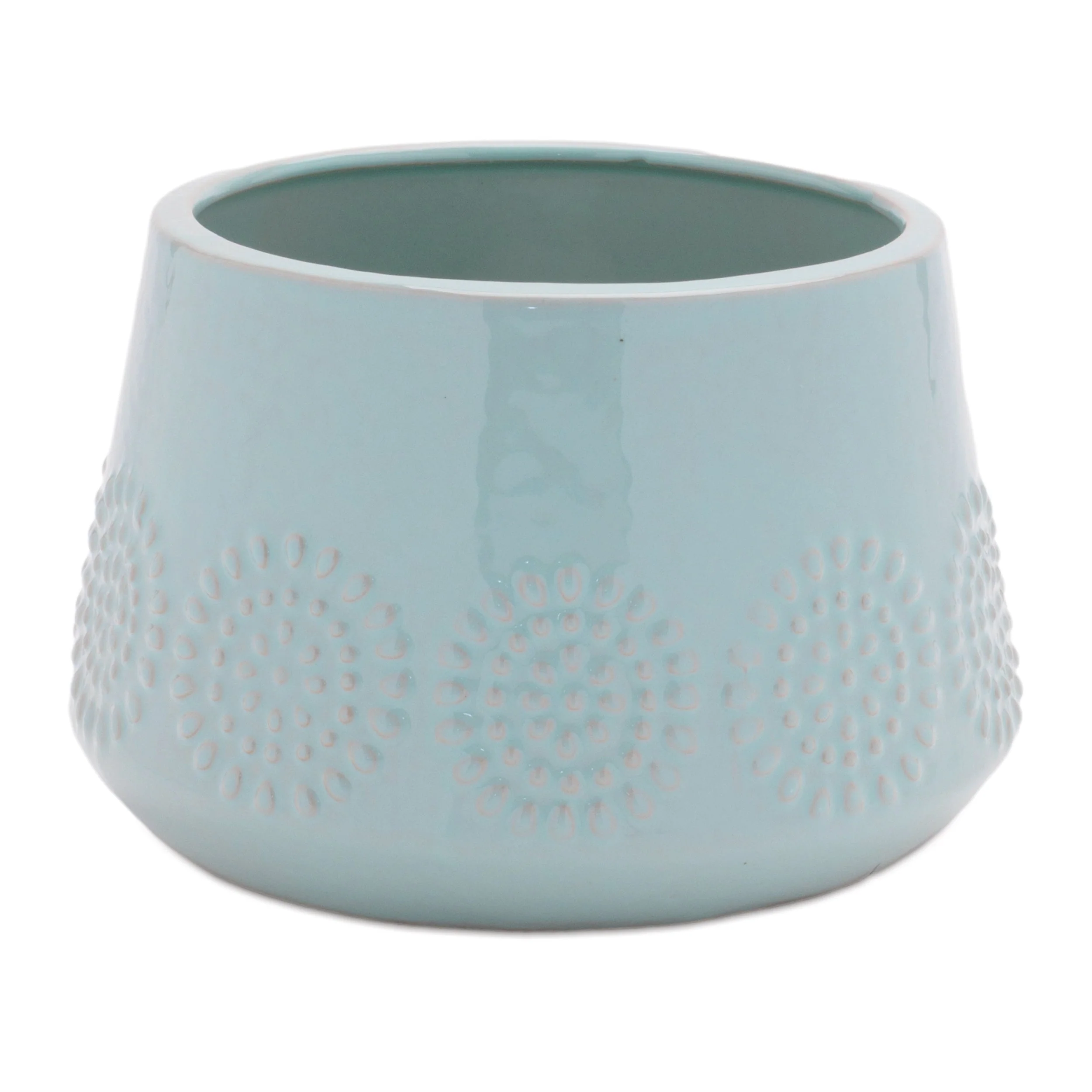 Ceramic Starburst Pattern Planter (Set of 2) - Image 2